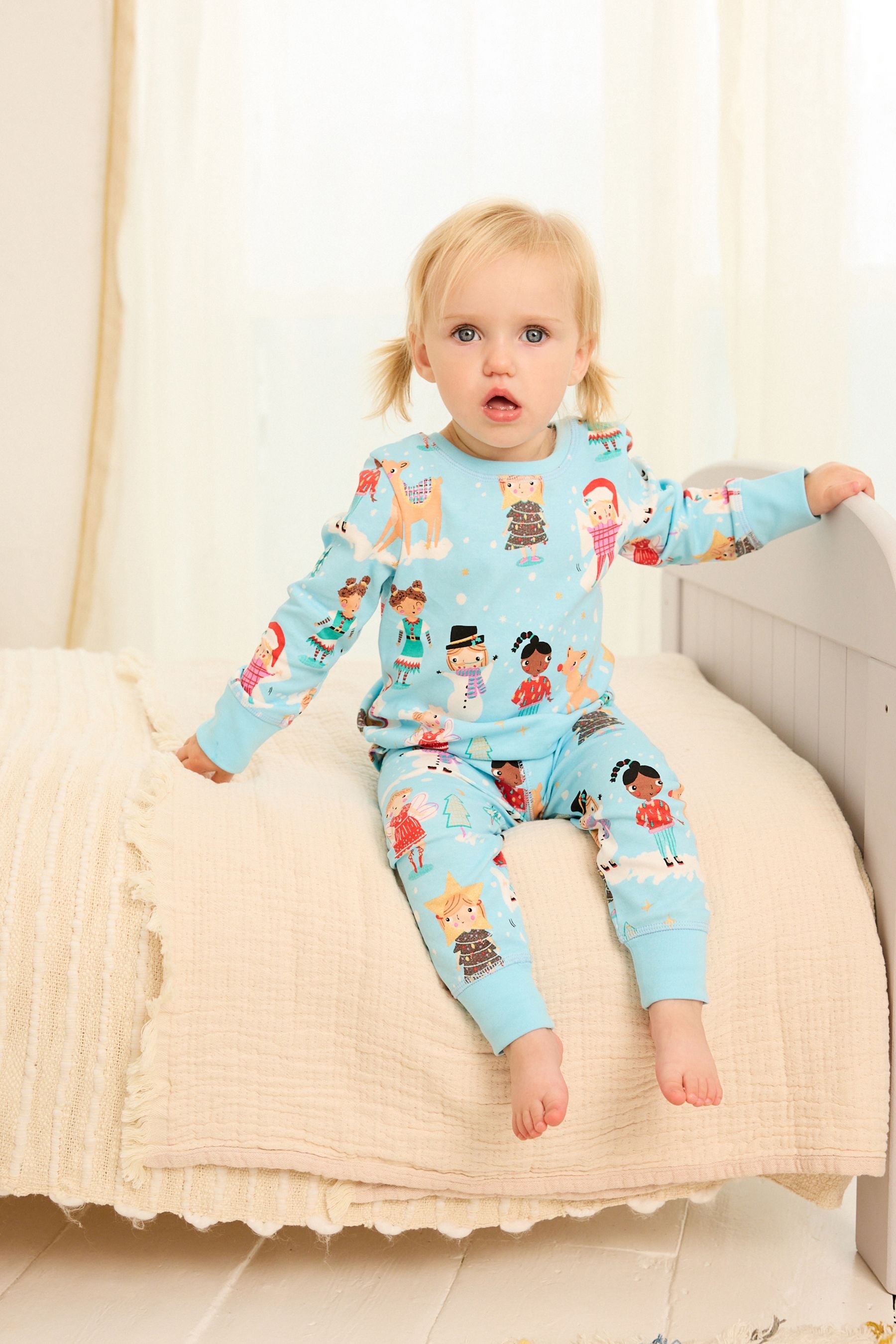 Blue Character Christmas Pyjamas (9mths-12yrs)