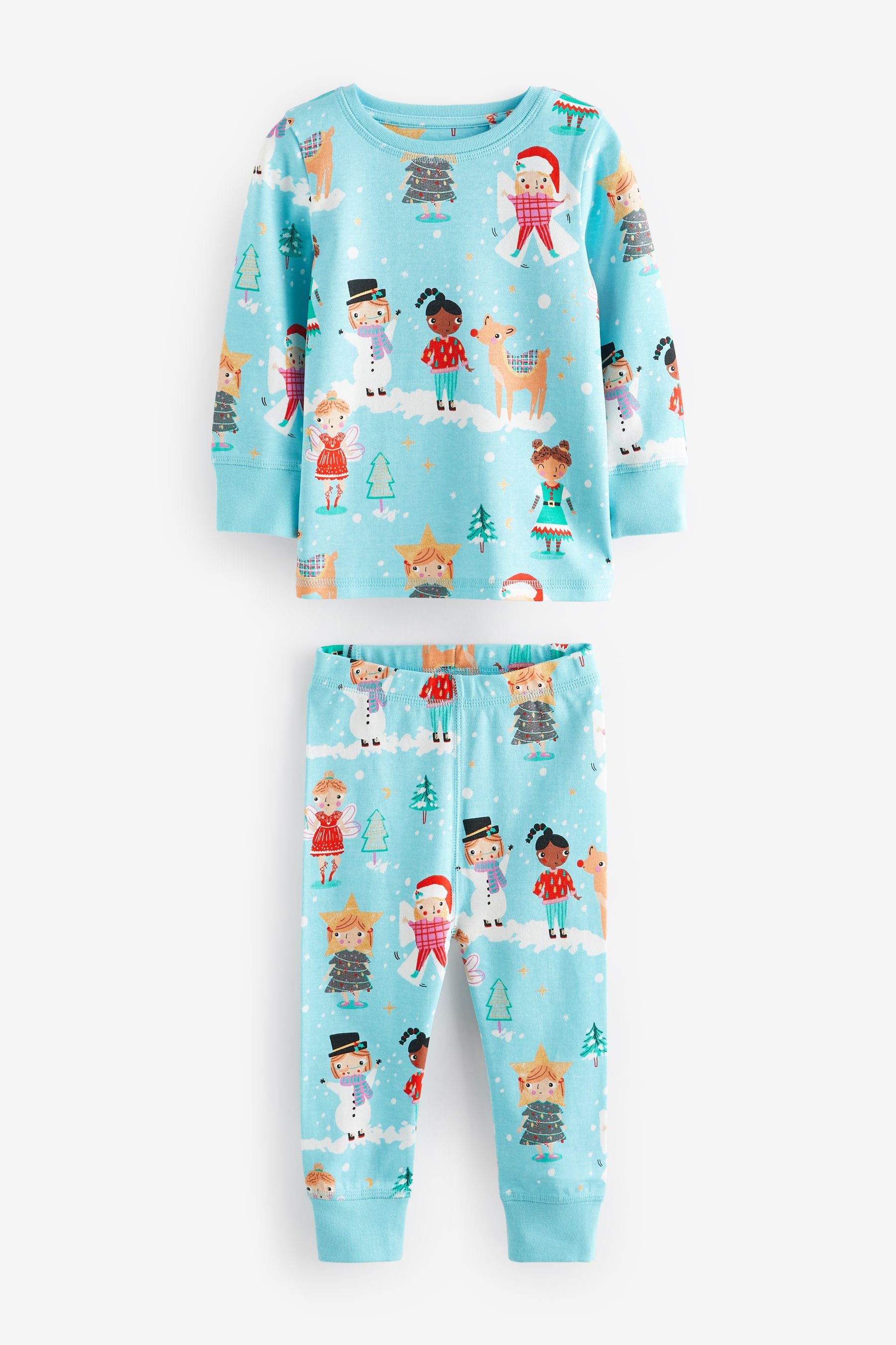 Blue Character Christmas Pyjamas (9mths-12yrs)