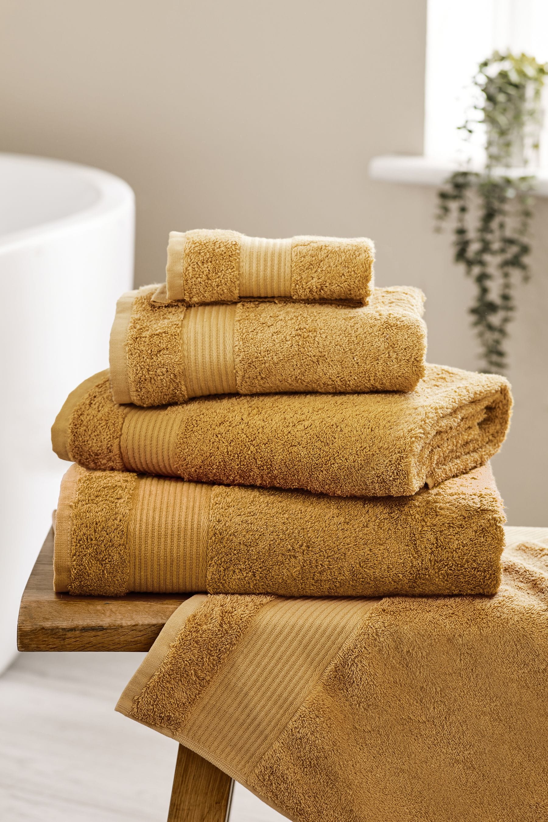 Yellow Mustard Egyptian Cotton Towel