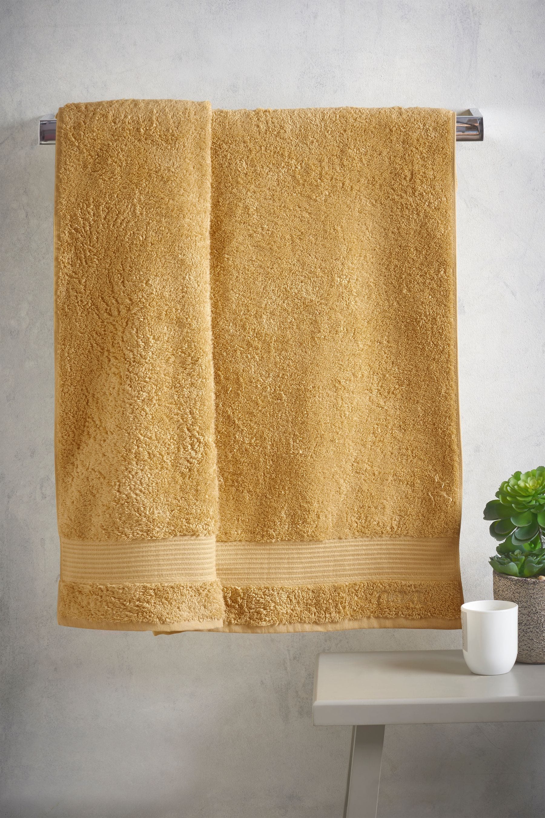 Yellow Mustard Egyptian Cotton Towel