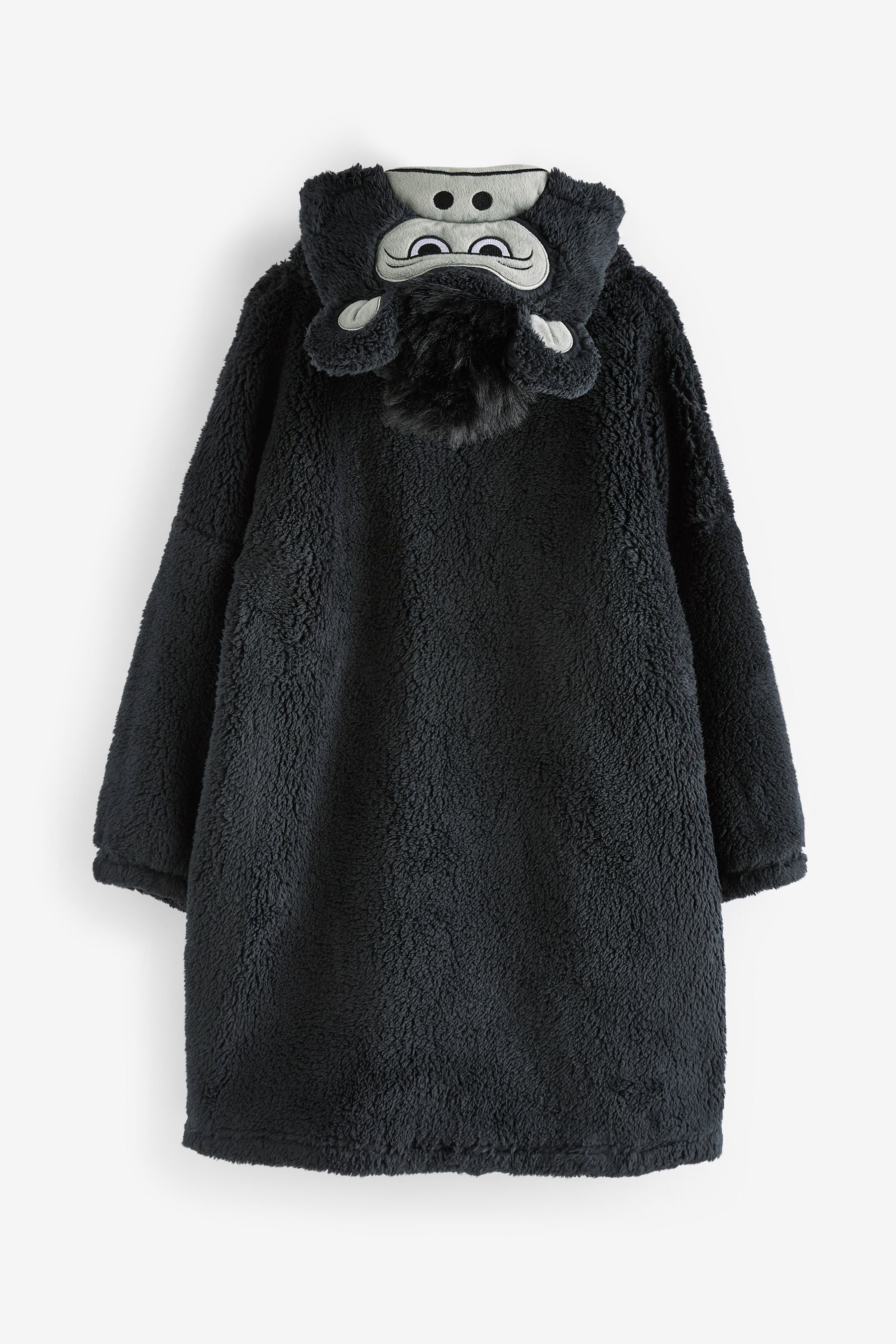 Gorilla Black Hooded Blanket (3-16yrs)