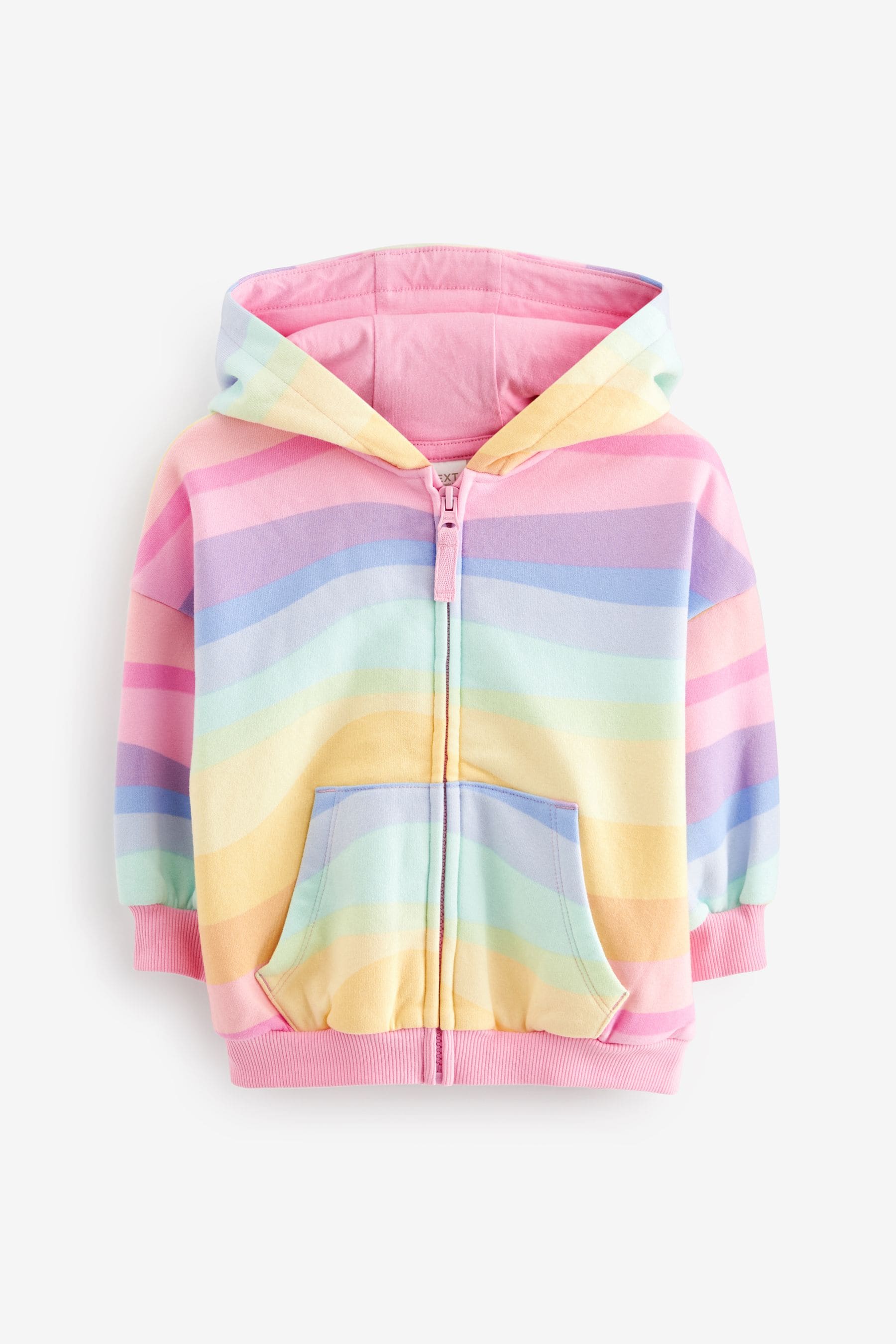 Rainbow Zip Through Hoodie (3mths-7yrs)