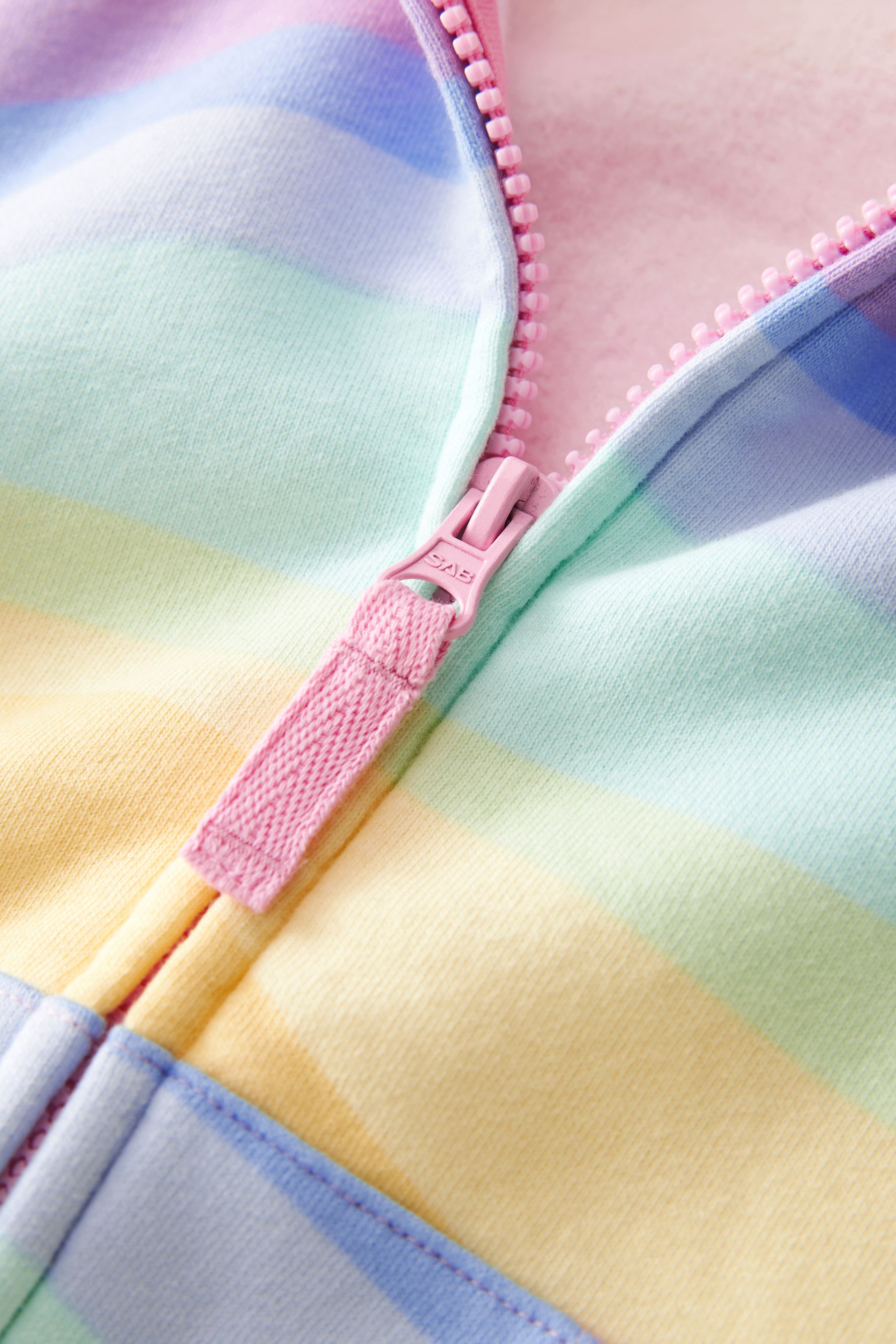 Rainbow Zip Through Hoodie (3mths-7yrs)