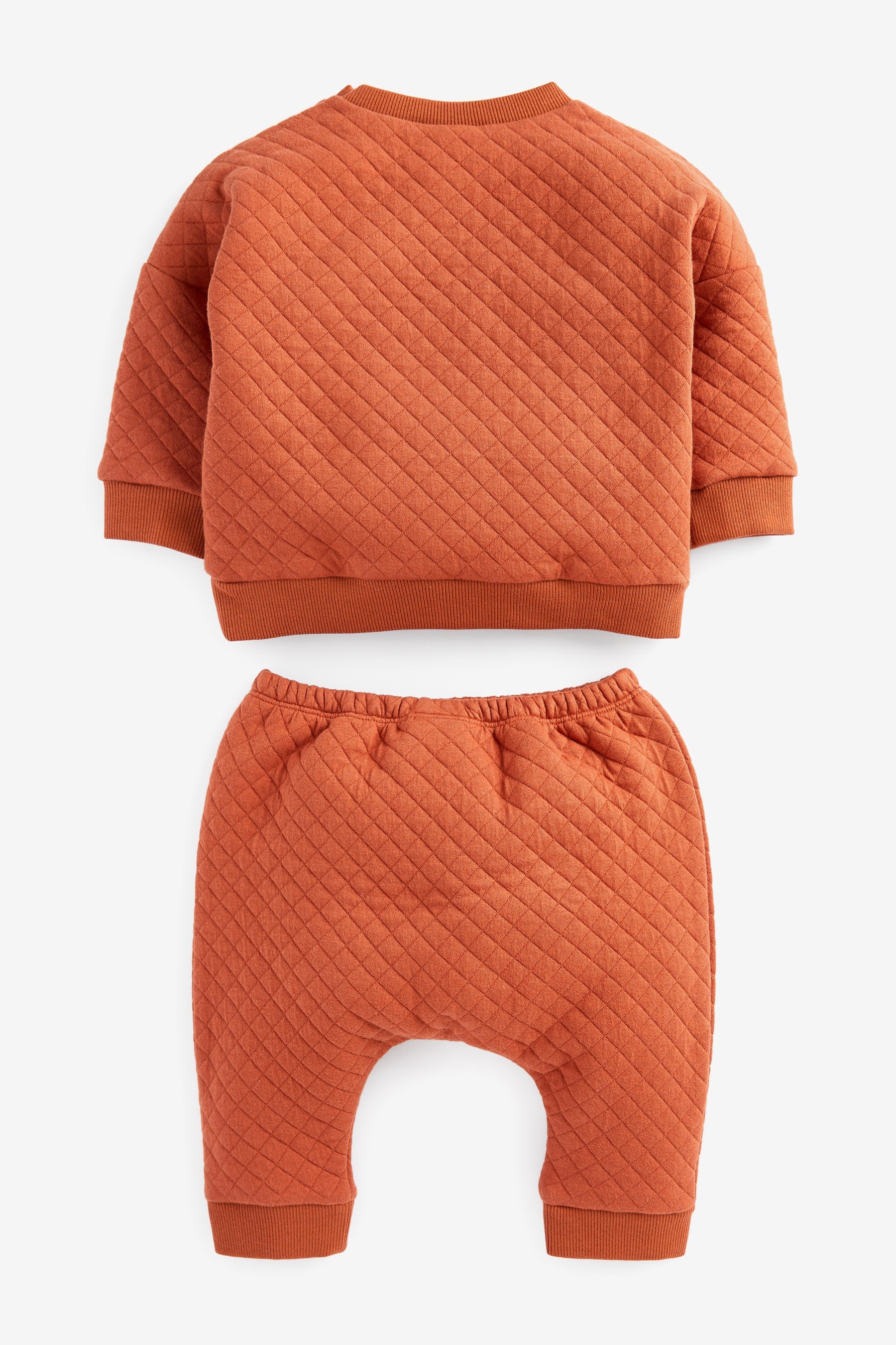 Orange Baby Sweatshirt And Joggers Set (0mths-2yrs)