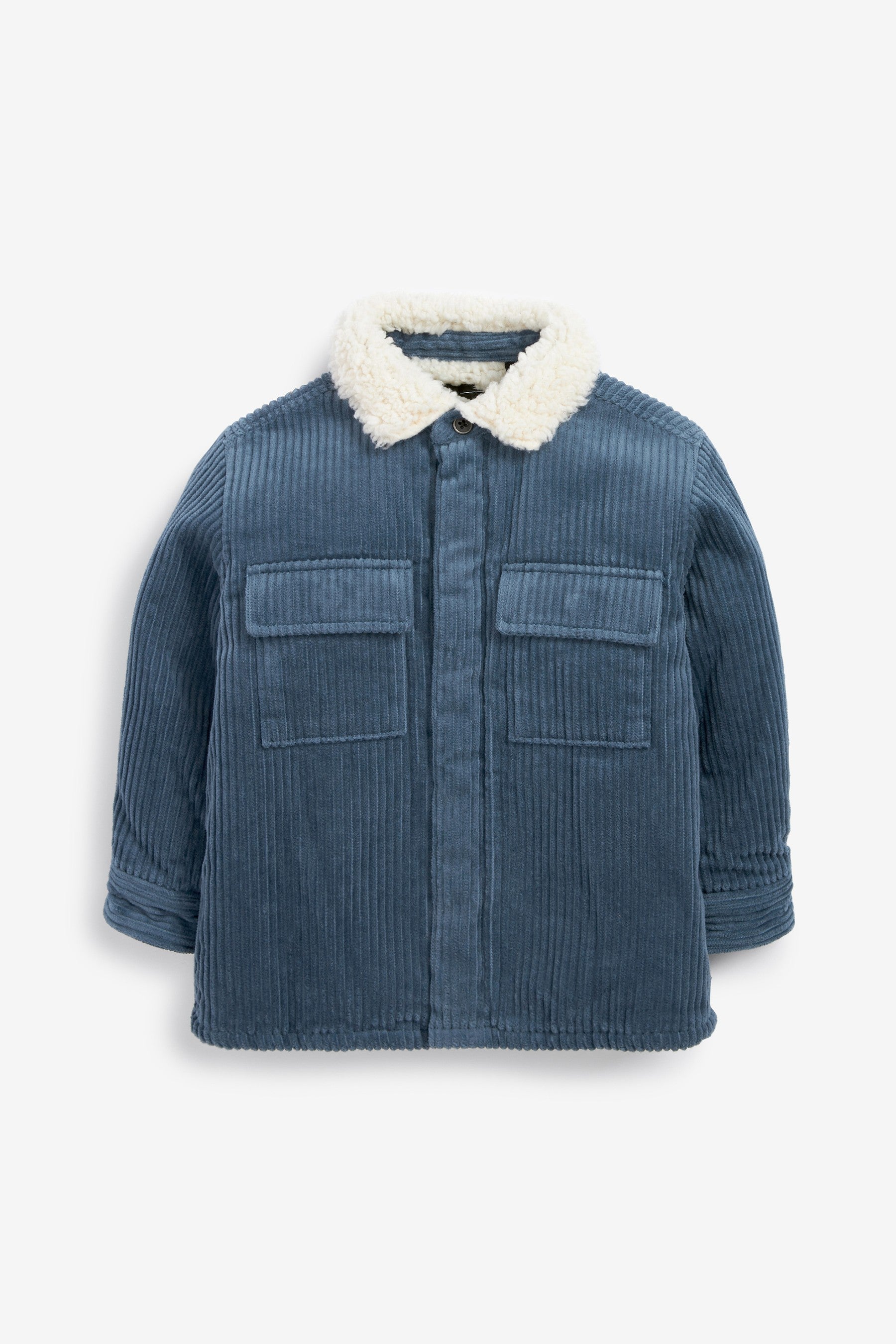 Blue Cord Borg Collar Jacket (3mths-7yrs)