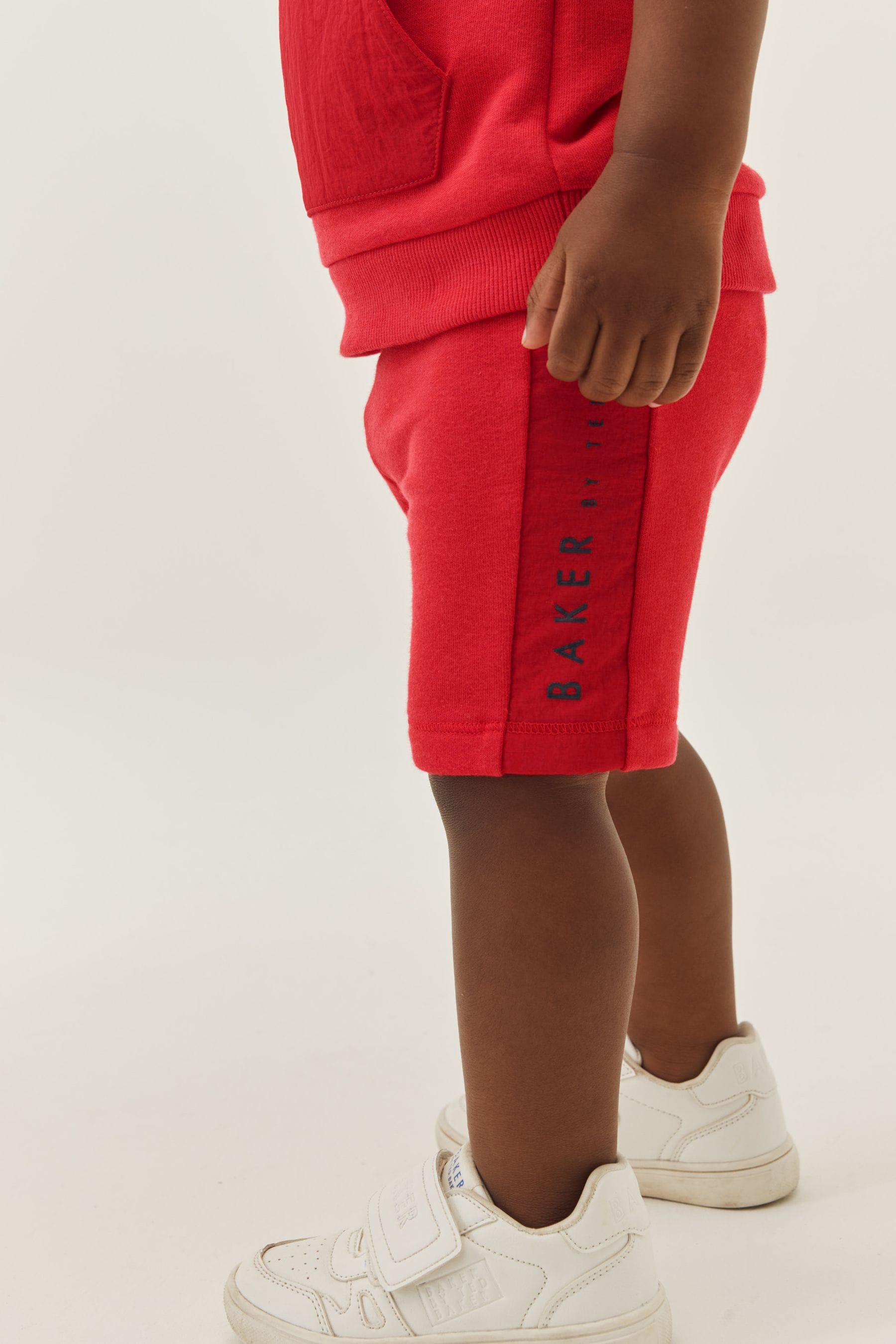 Red Baker by Ted Baker Sweat Top and Shorts Set