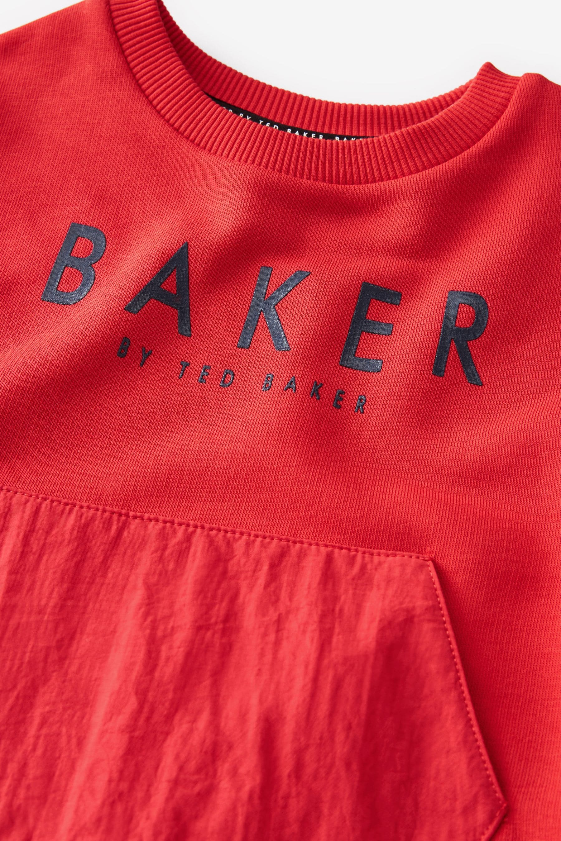 Red Baker by Ted Baker Sweat Top and Shorts Set