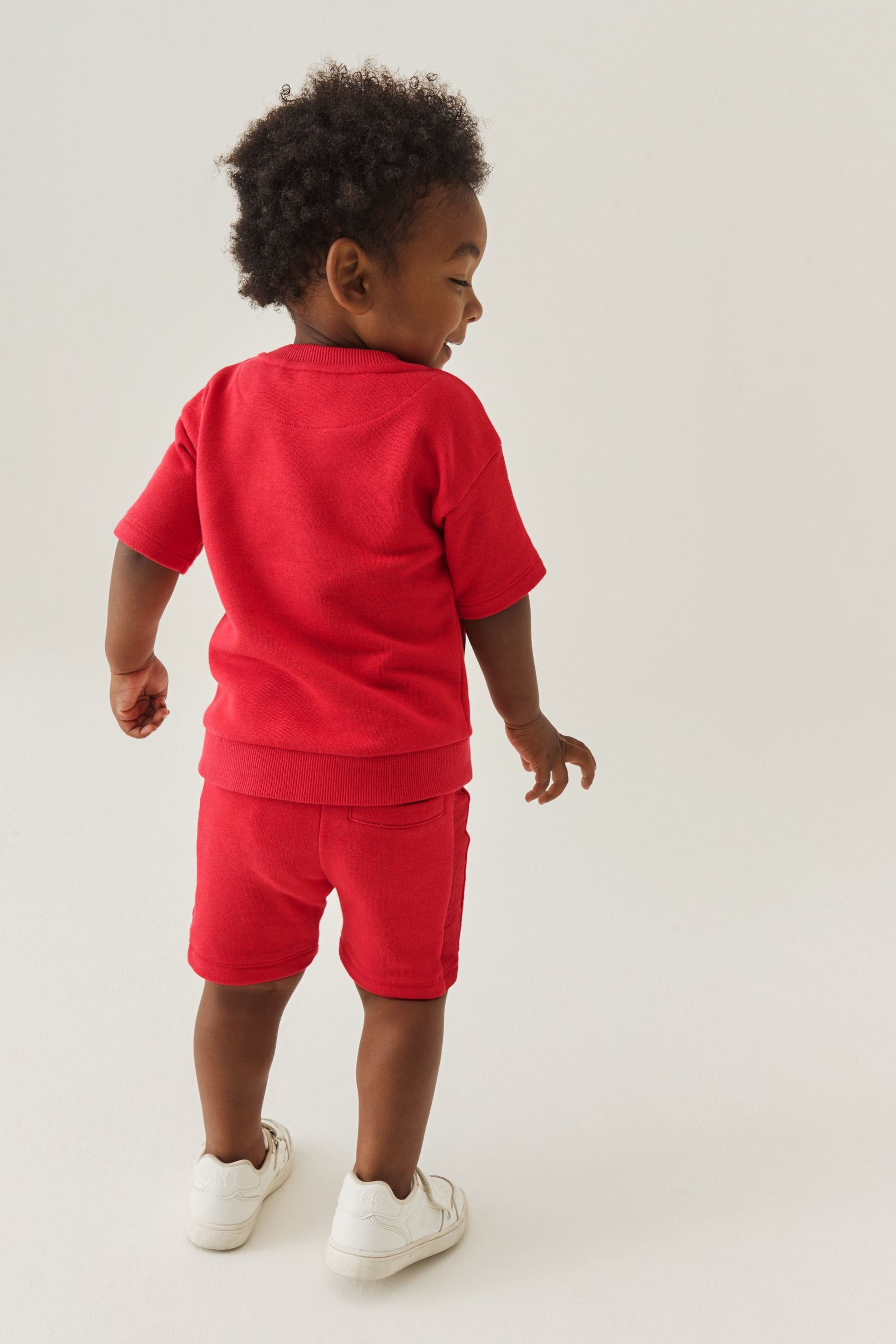 Red Baker by Ted Baker Sweat Top and Shorts Set