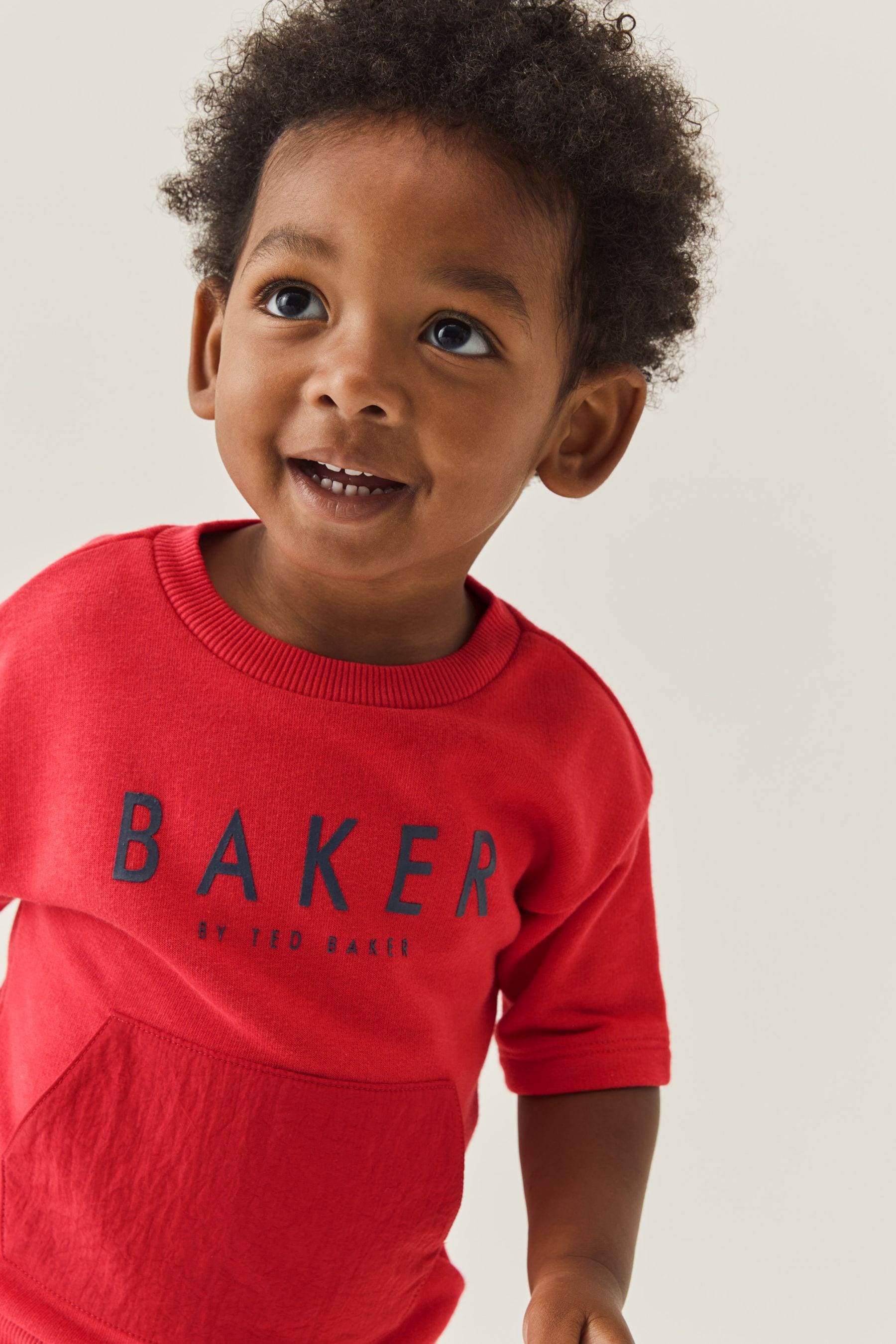 Red Baker by Ted Baker Sweat Top and Shorts Set