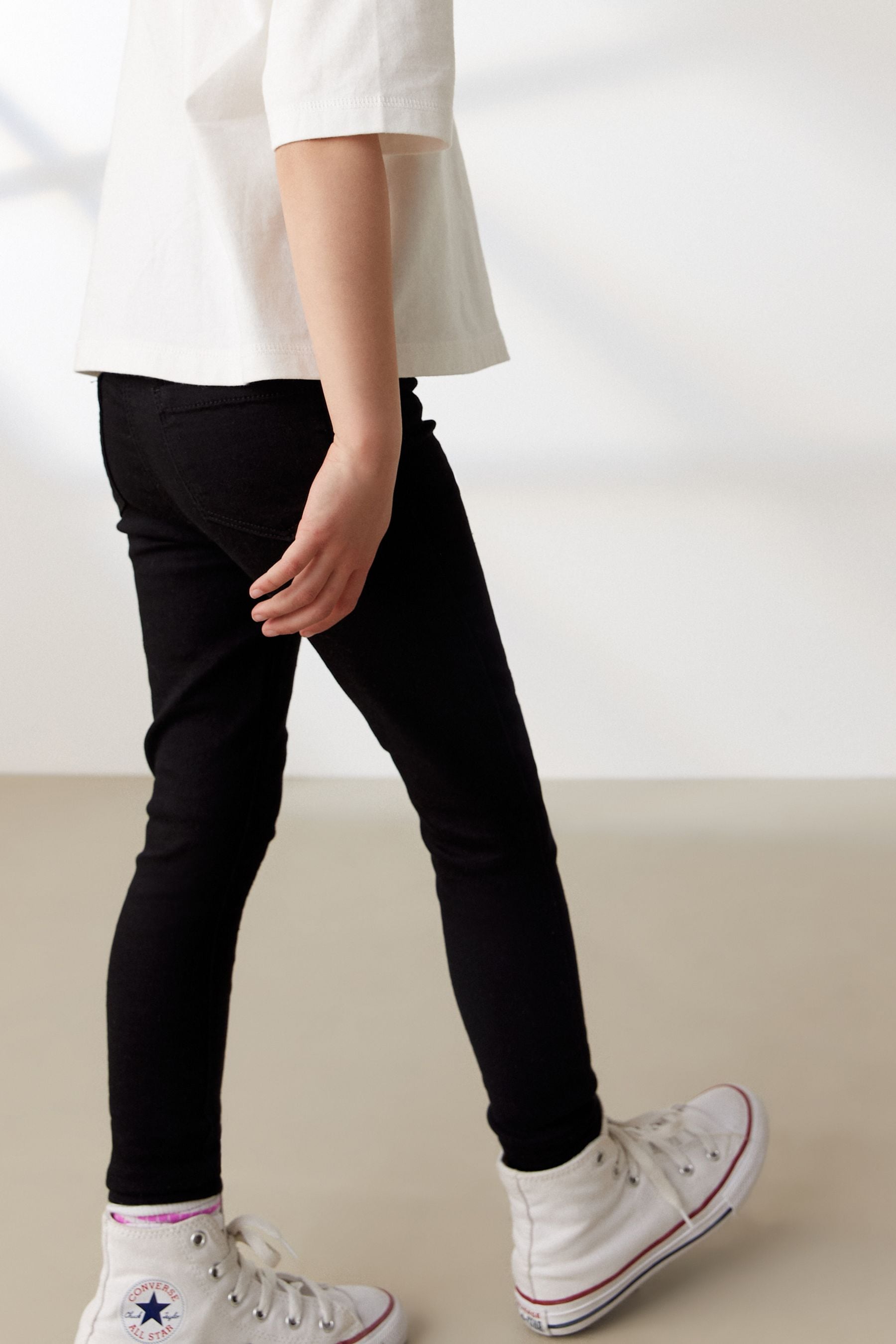 Black Denim Jeggings (3-16yrs)