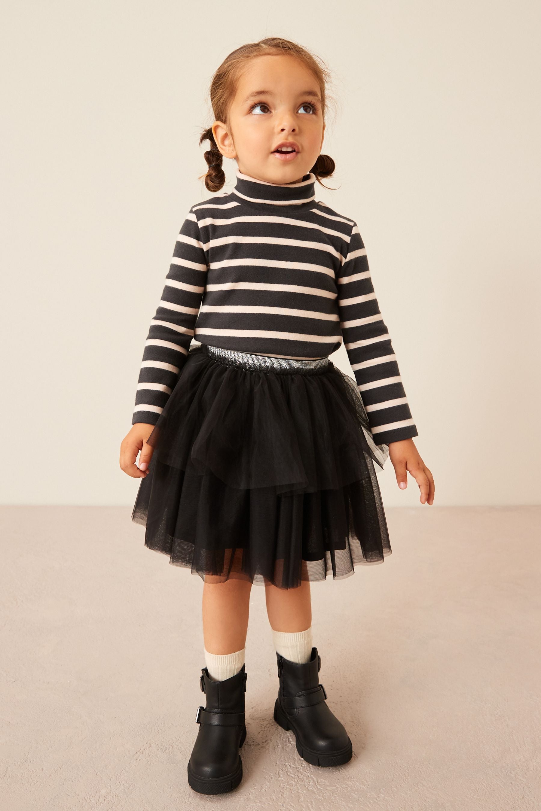 Striped Roll Neck Top (3mths-7yrs)