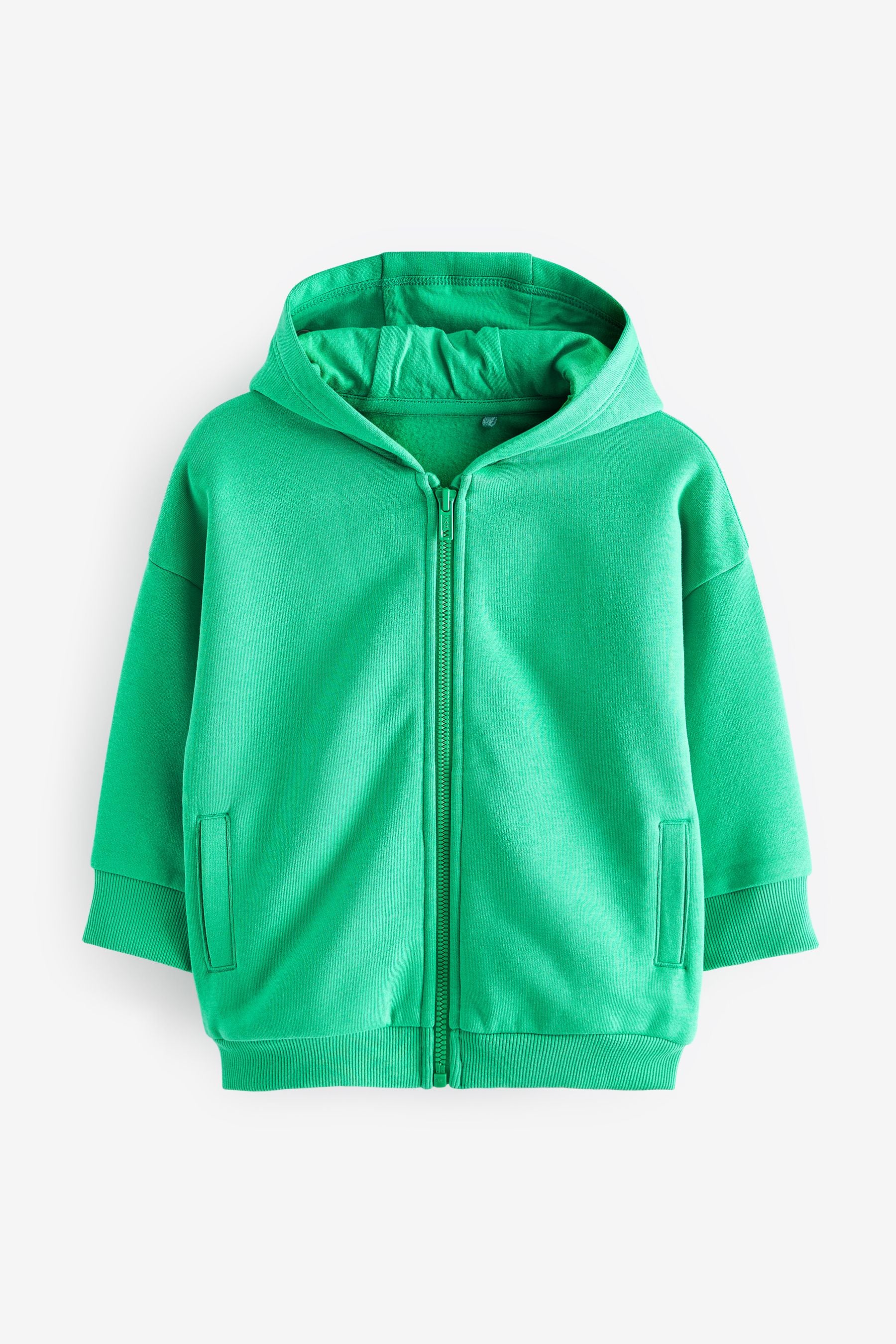 Green Zip Through Hoodie (3mths-7yrs)