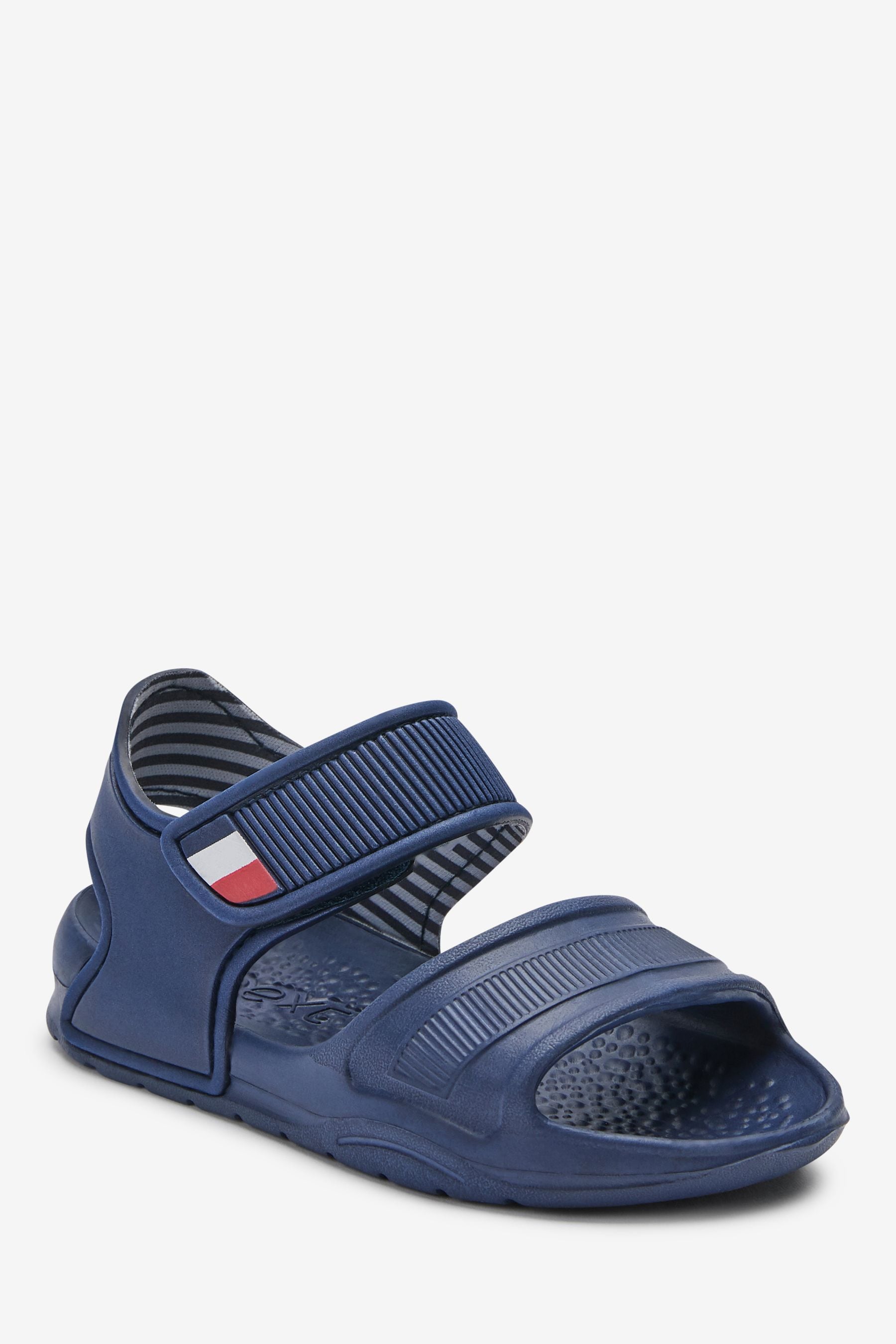 Navy Pool Sliders