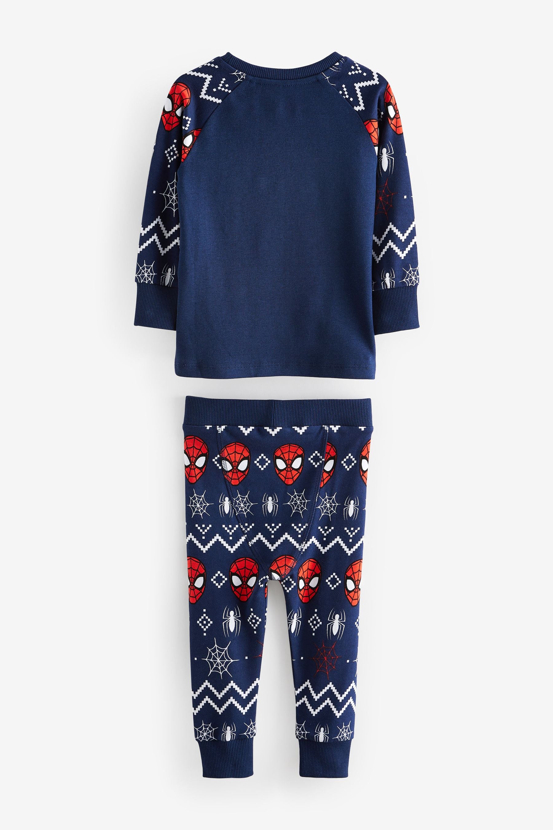 Navy Blue Marvel Spider-Man Christmas Snuggle Pyjamas (12mths-10yrs)