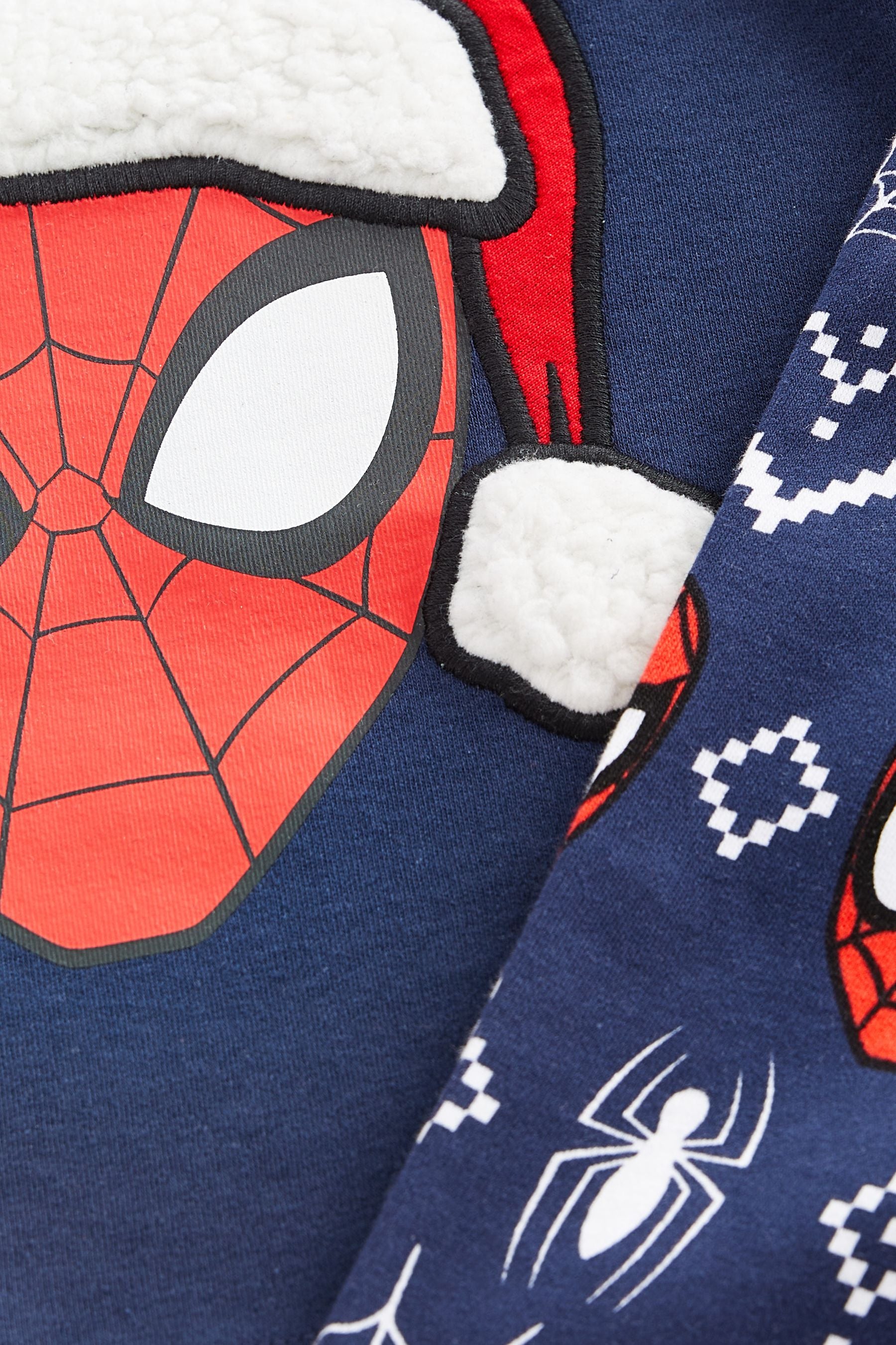 Navy Blue Marvel Spider-Man Christmas Snuggle Pyjamas (12mths-10yrs)