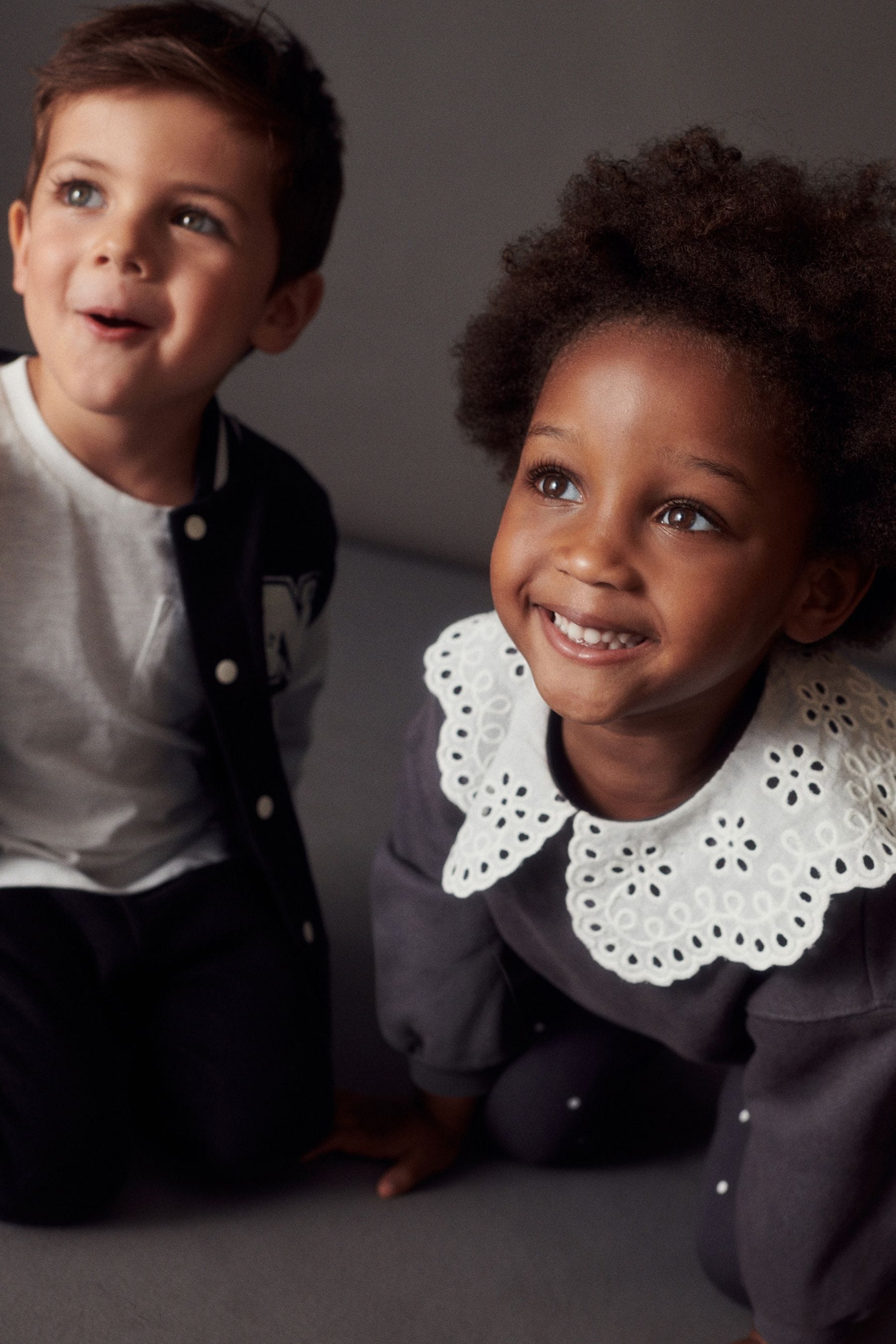 Monochrome Sweatshirt and Flared Leggings Set (3mths-7yrs)