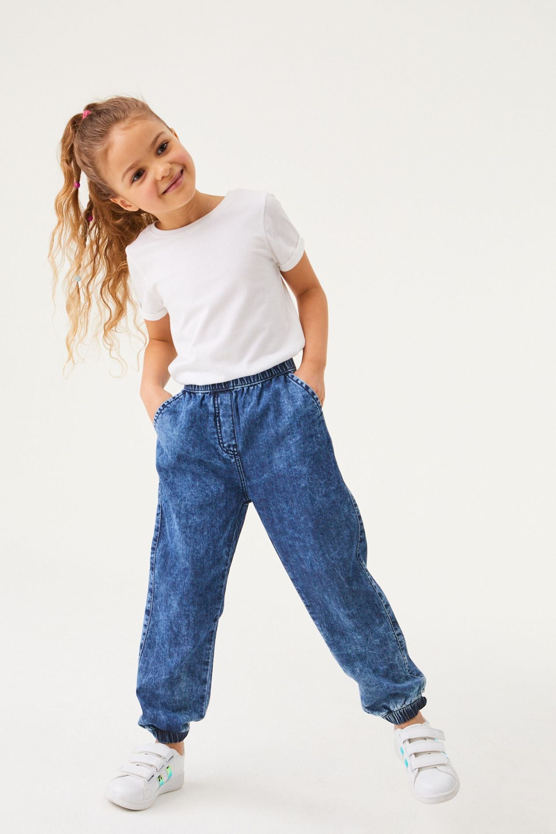 Blue Denim Joggers (3-16yrs)