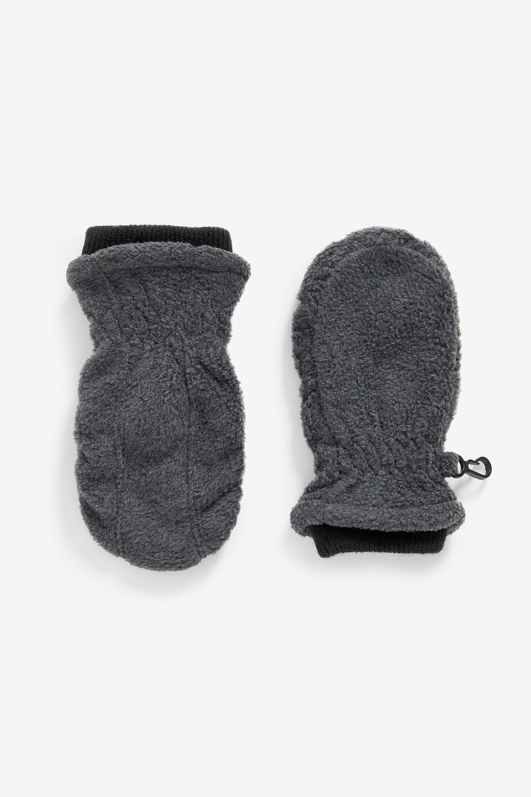 Charcoal Grey Fleece Mittens (3mths-6yrs)