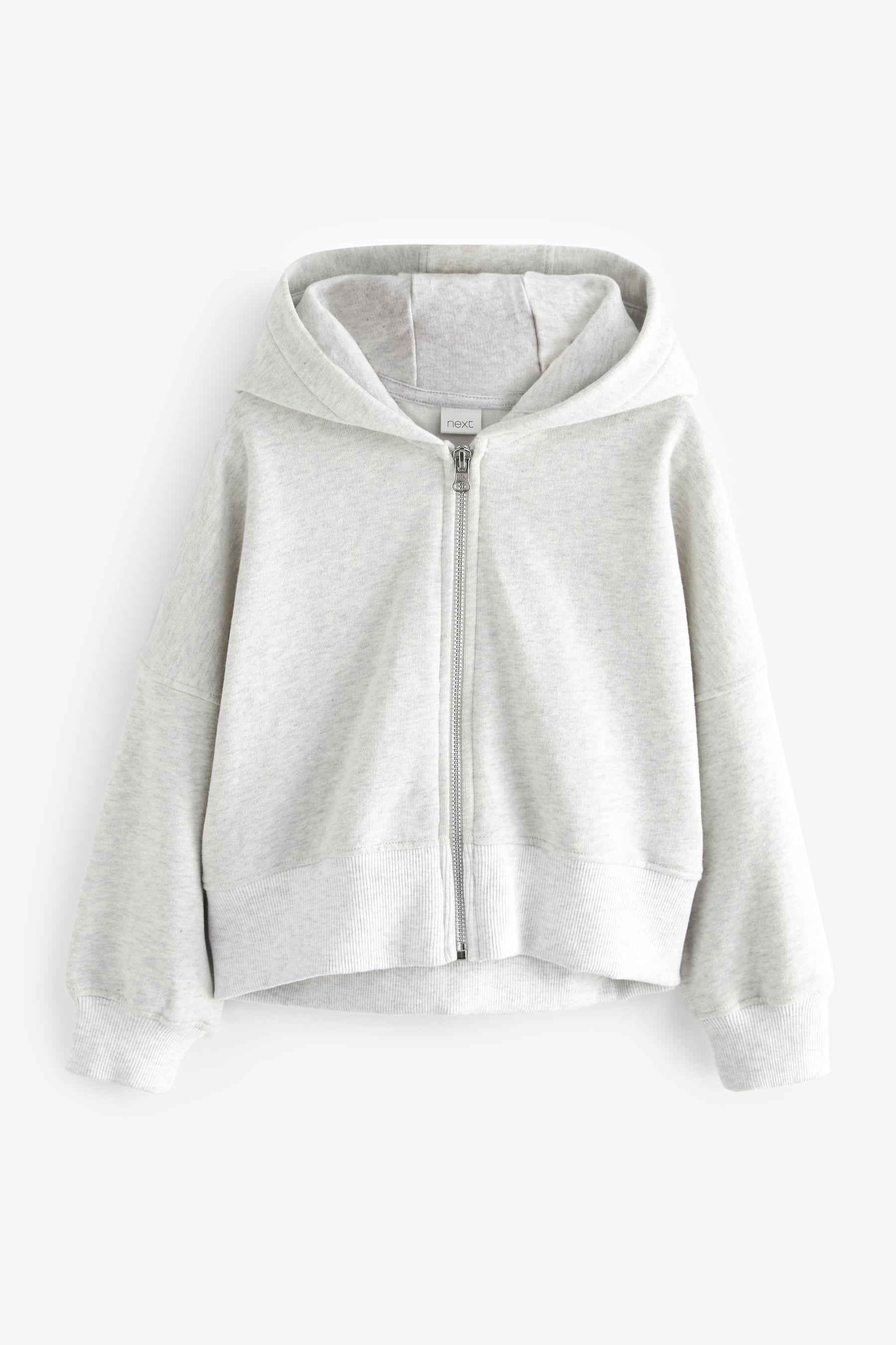 Grey Zip Through Hoodie (3-16yrs)