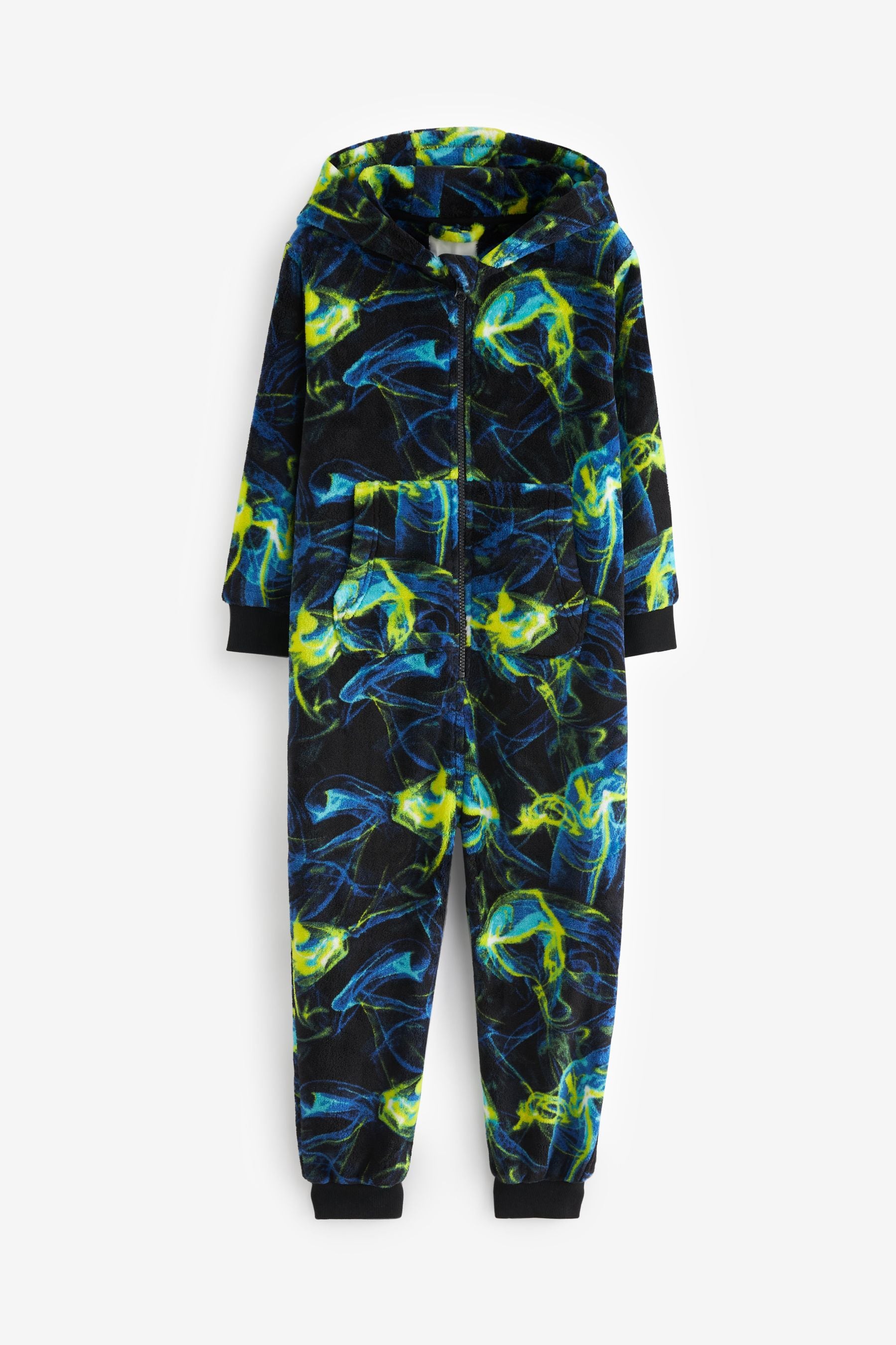 Multi Fluro Marble Fleece All-In-One (3-16yrs)