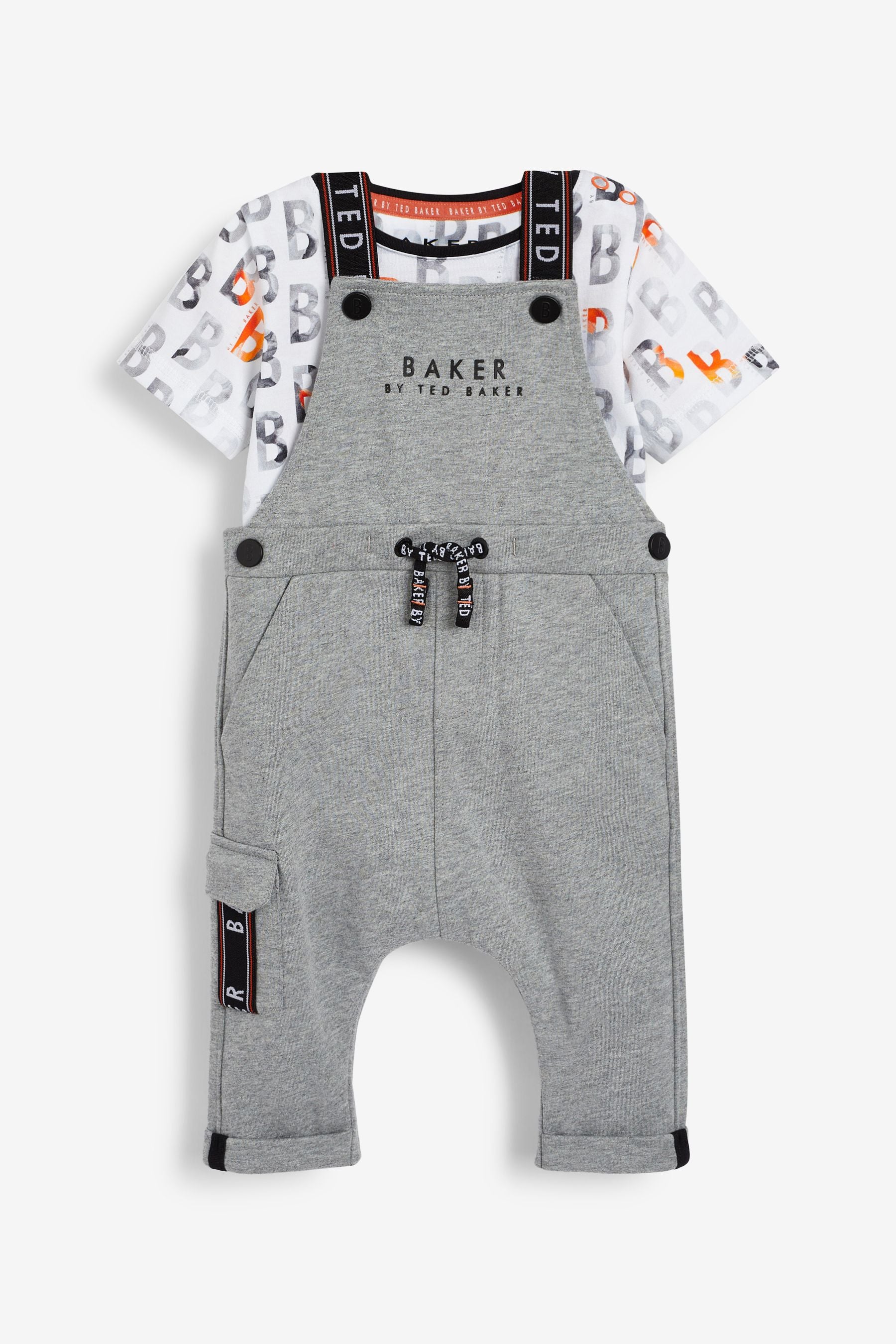 Baker by Ted Baker Dungaree and Bodysuit Set