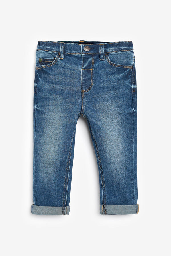 Mid Blue Comfort Stretch Jeans (3mths-7yrs)