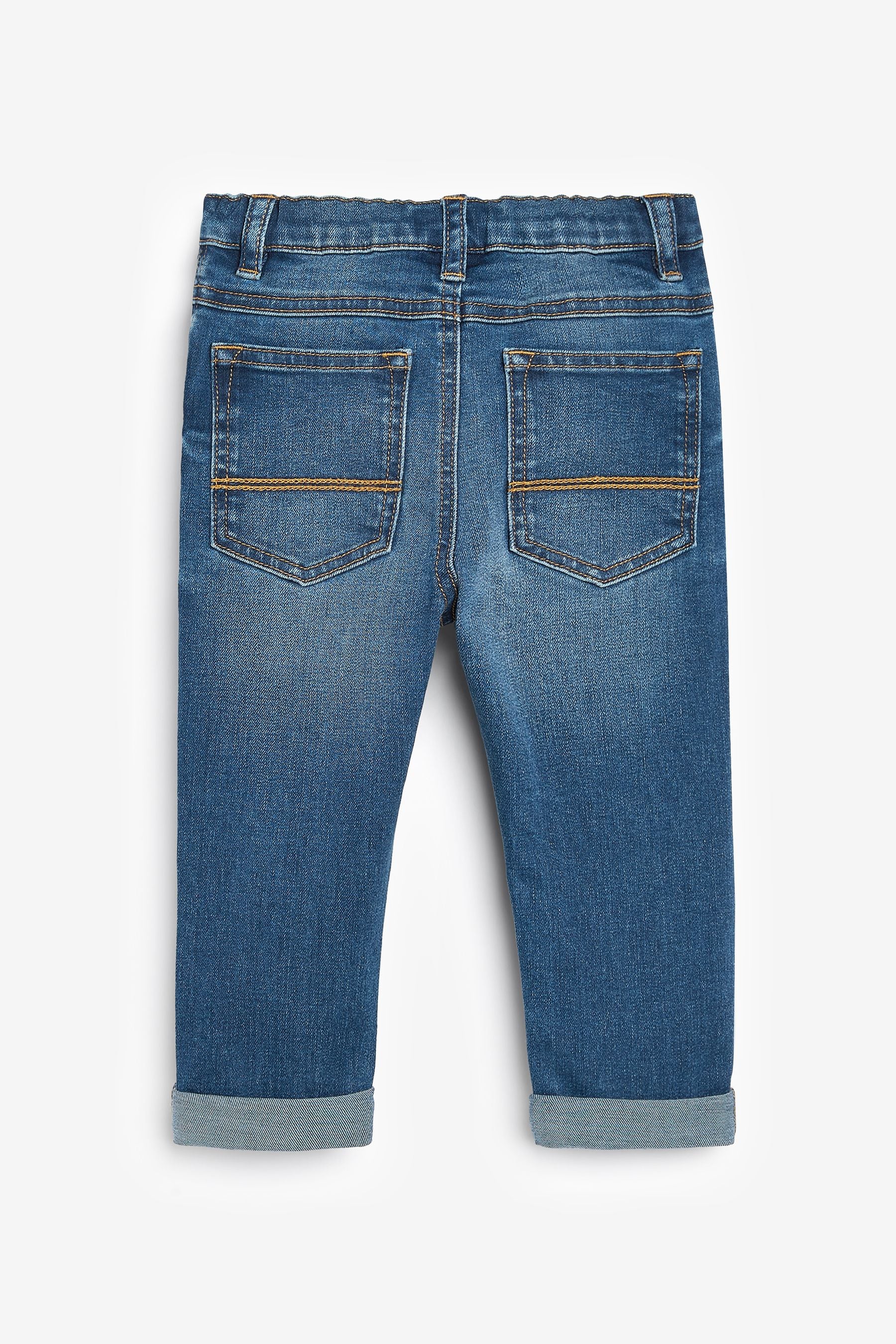 Mid Blue Comfort Stretch Jeans (3mths-7yrs)