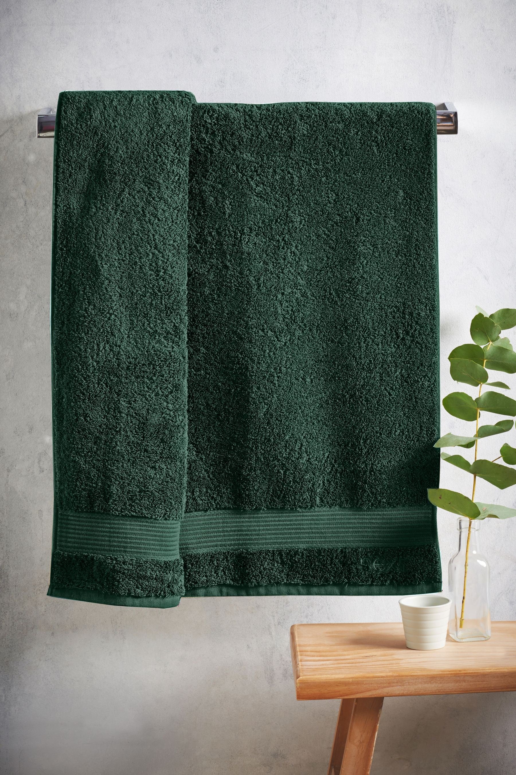 Green Bottle Egyptian Cotton Towel