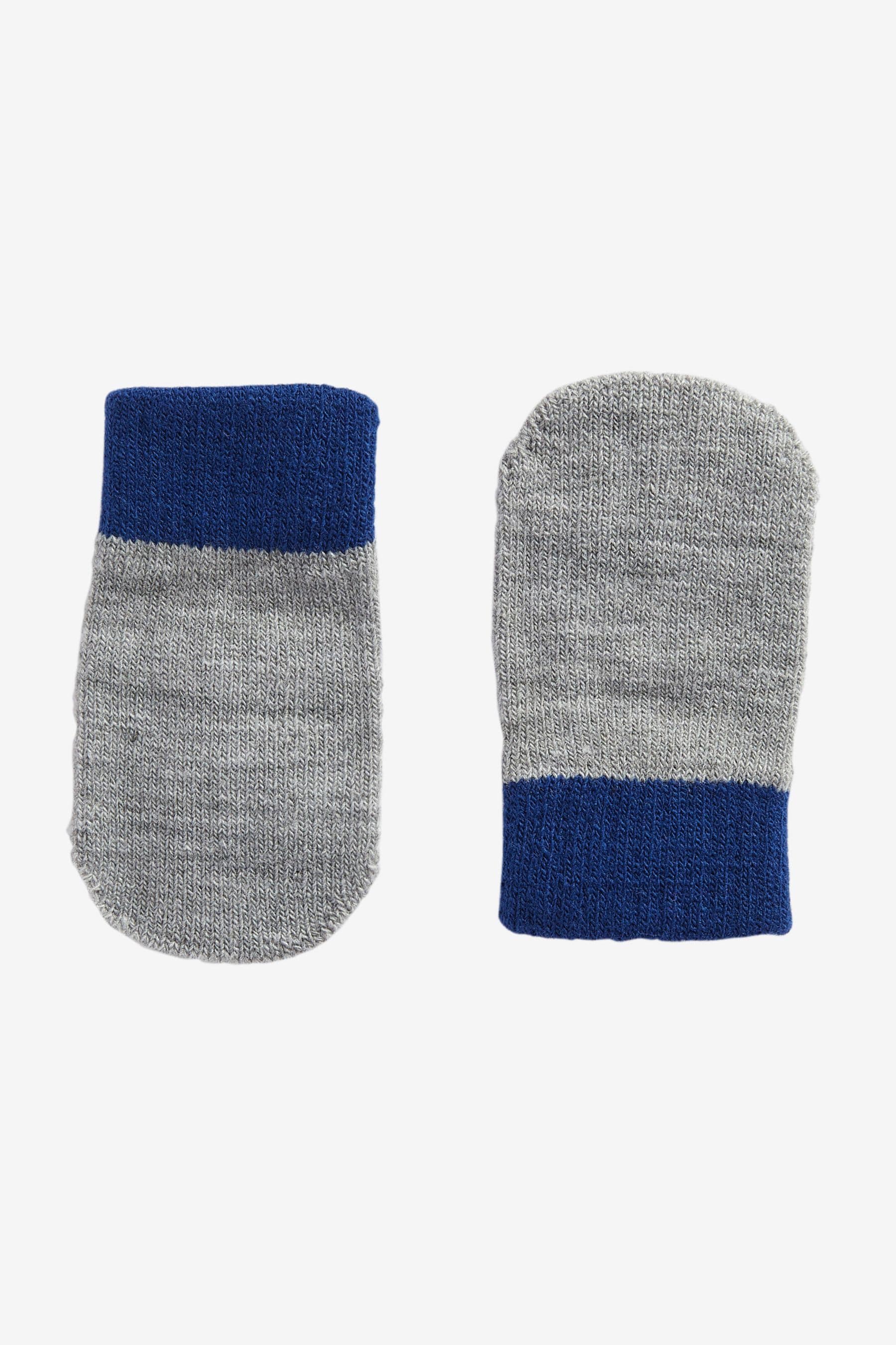 Navy/Blue/Grey Mittens 3 Pack (3mths-6yrs)