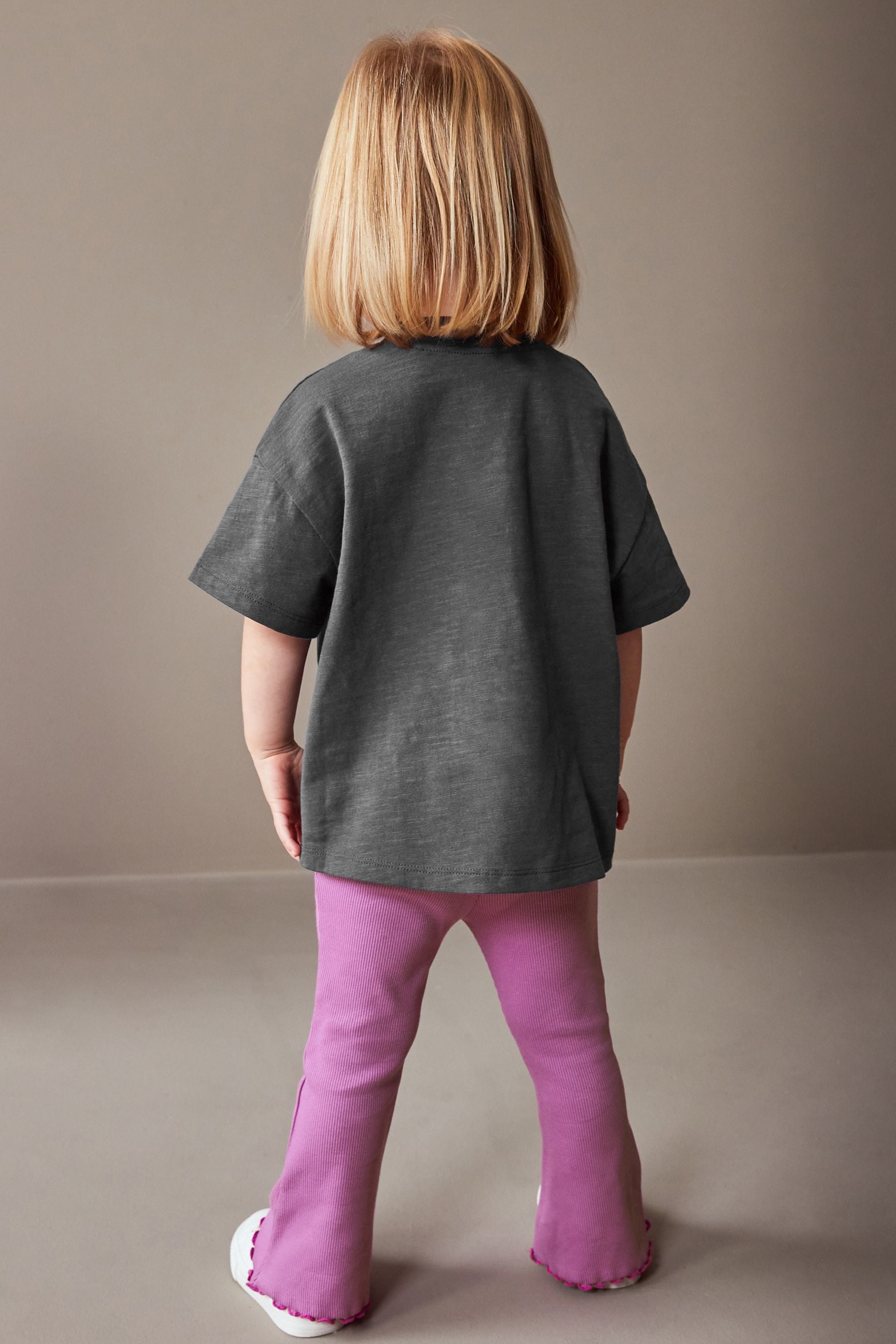 Purple Unicorn Flare Legging & Top Set (3mths-7yrs)