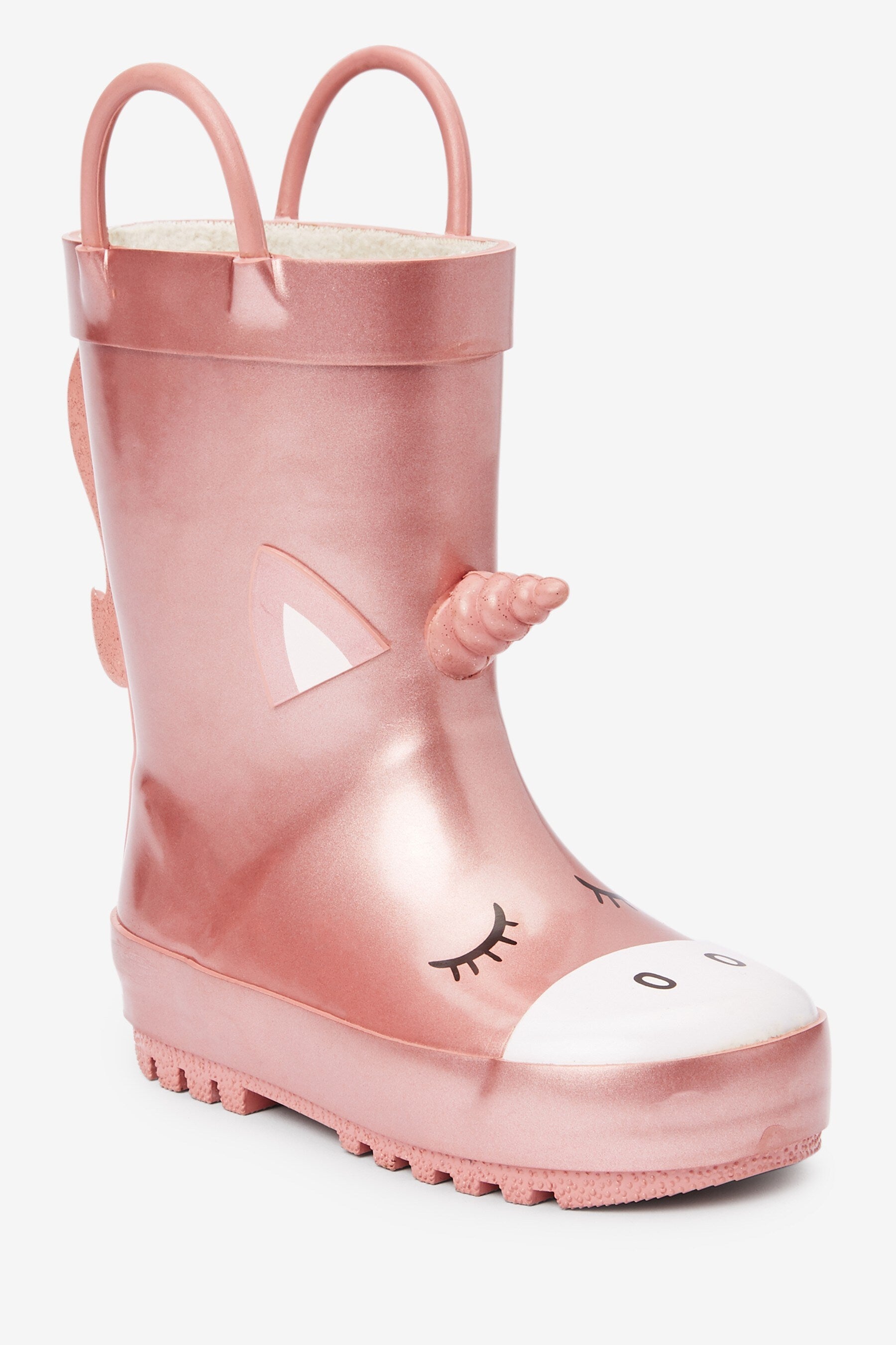 Pink Unicorn Handle Wellies