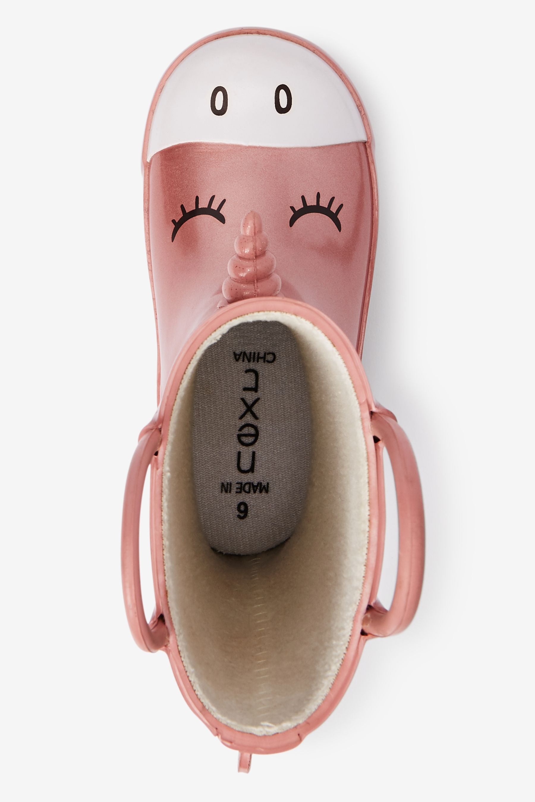 Pink Unicorn Handle Wellies