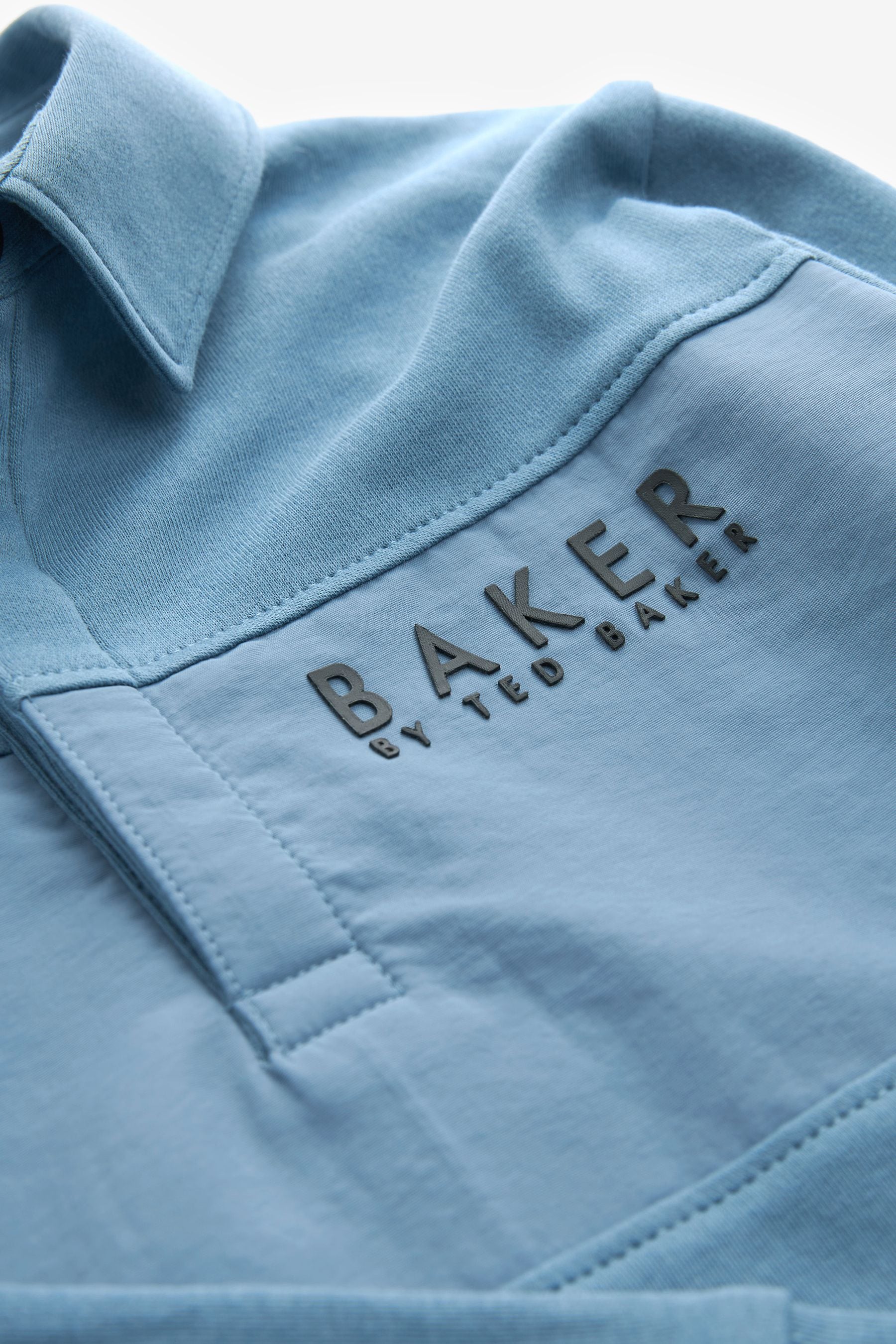 Baker by Ted Baker Long Sleeve Panel Polo Shirt