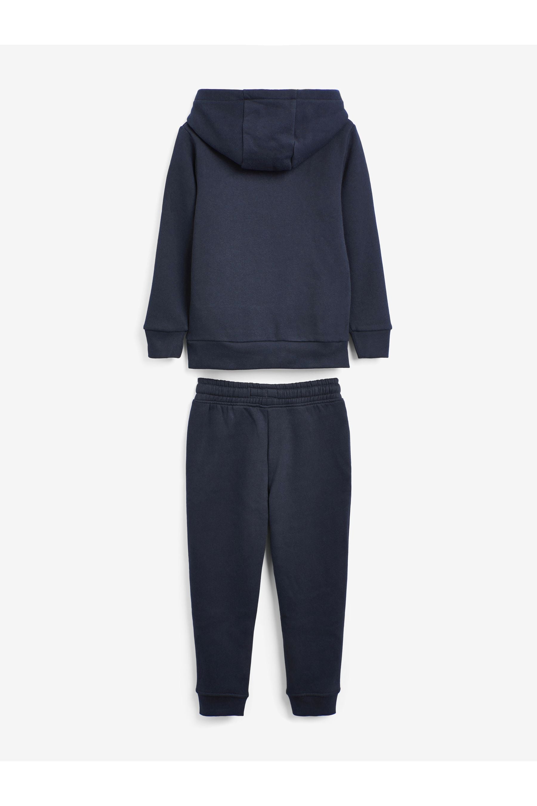 Navy Blue Hoodie Set Heavyweight Plain (3-16yrs)