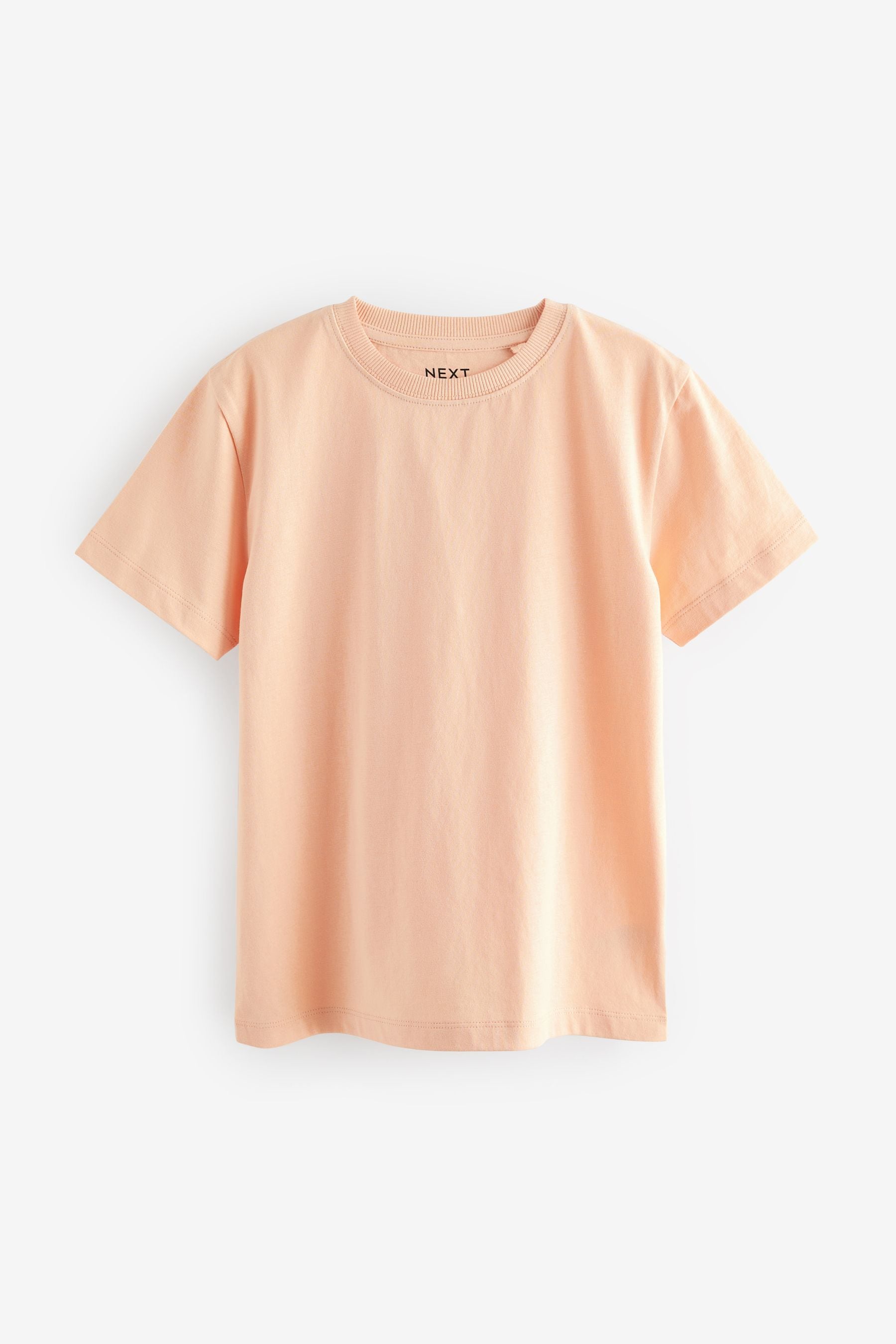 Orange Peach Cotton Short Sleeve T-Shirt (3-16yrs)