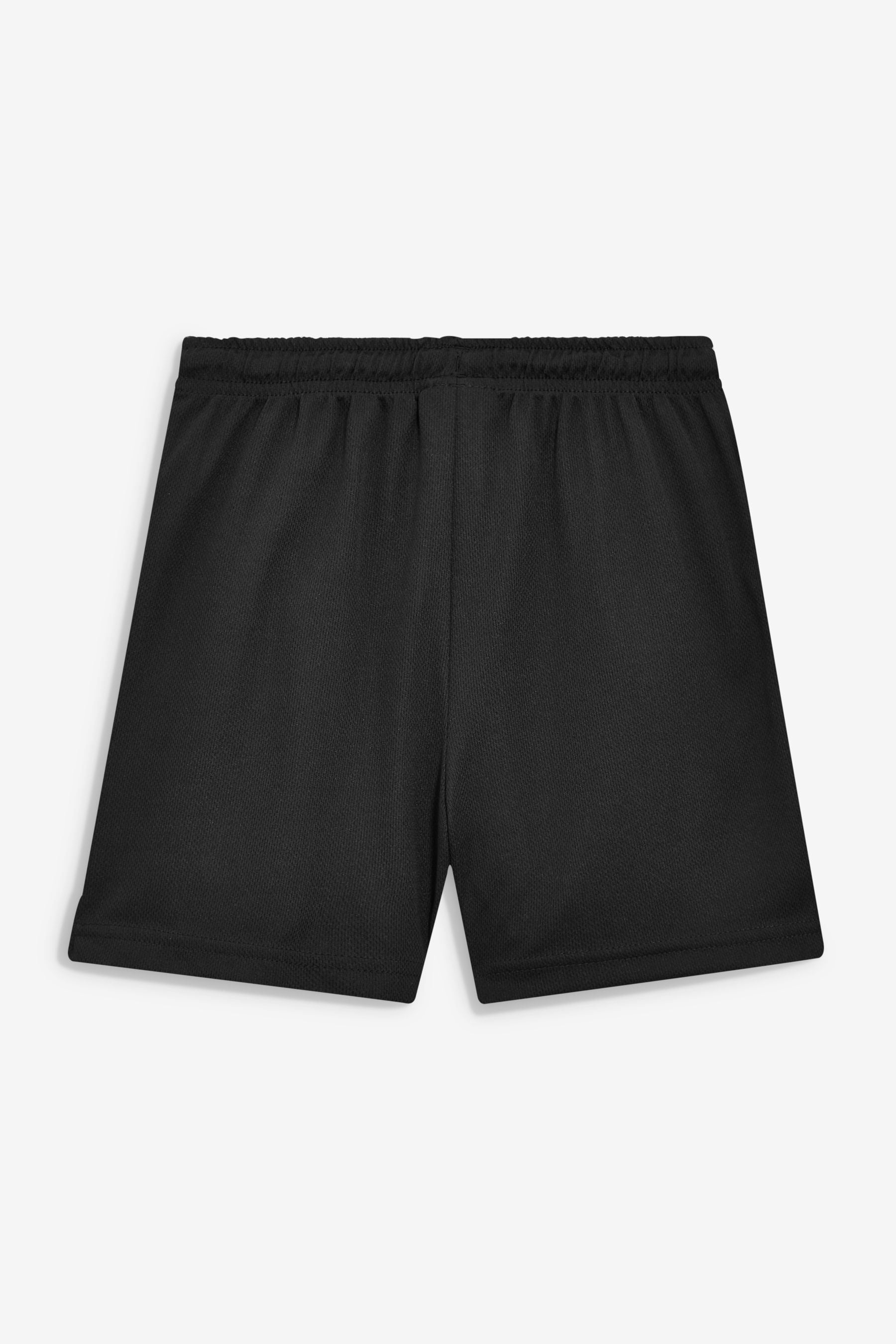 Black Sports Shorts (3-16yrs)