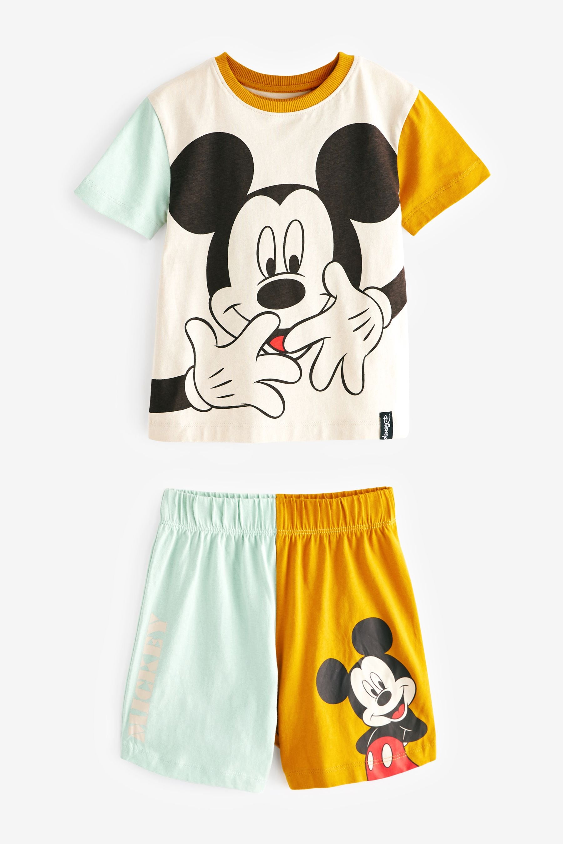 Mickey Multi Short Pyjamas 2 Pack (9mths-9yrs)