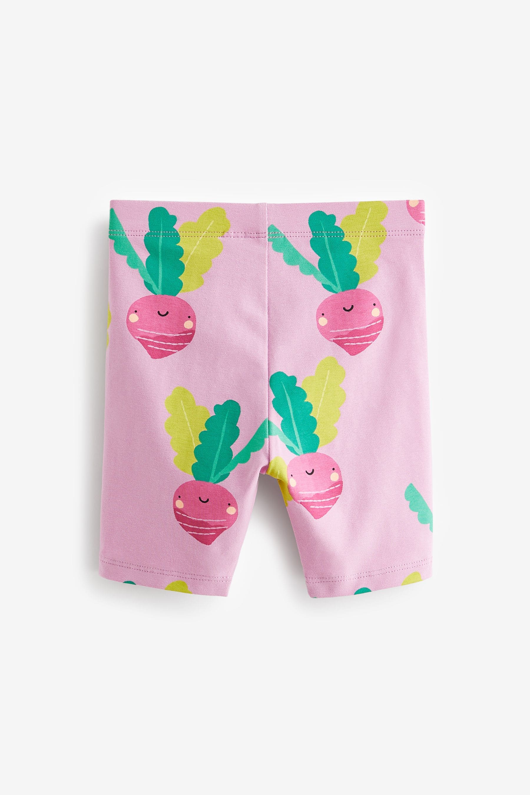 Green Vegetable Cycle Shorts 4 Pack (3mths-7yrs)