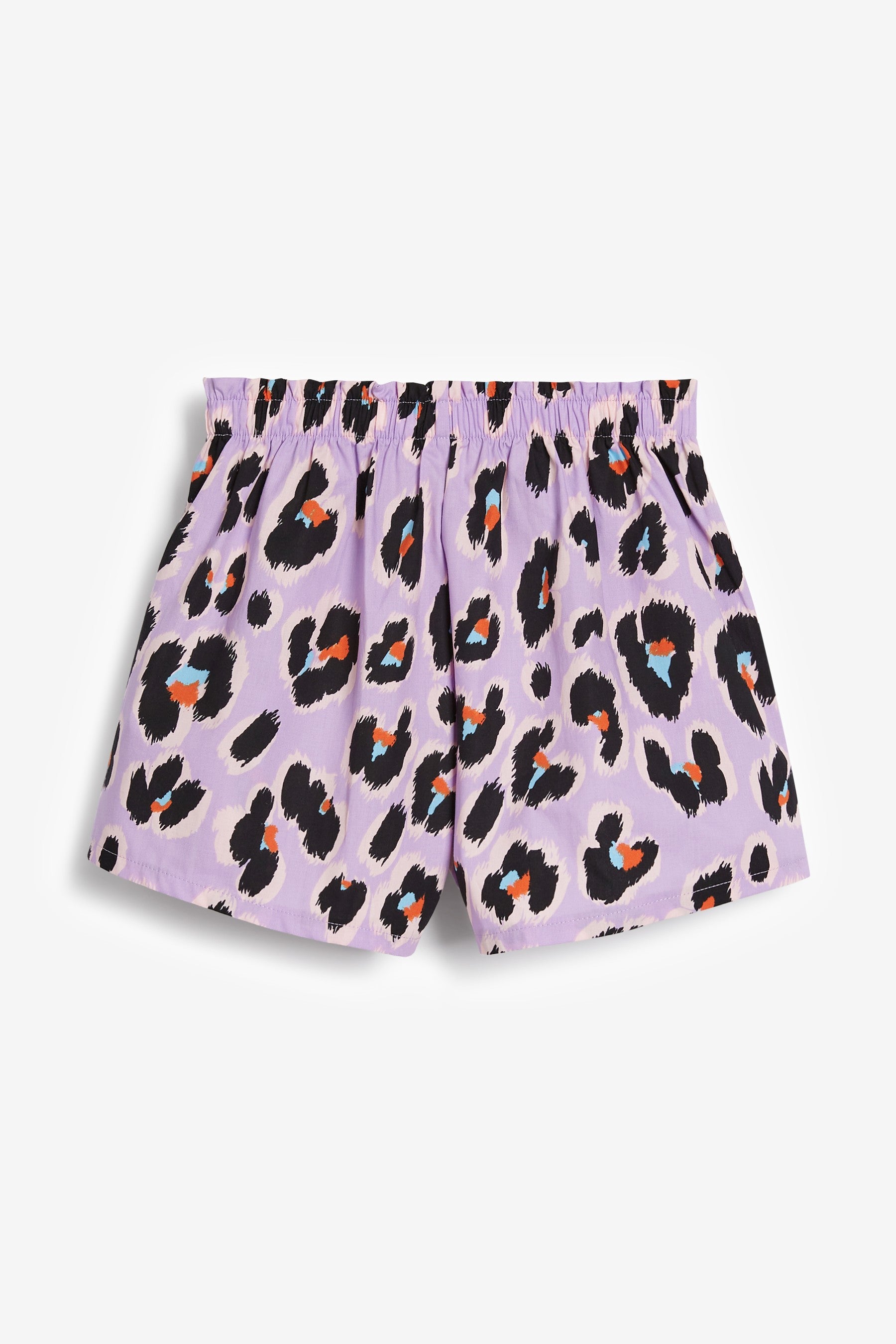 Monochrome Texture/Lilac 2 Pack Animal Woven Shorts With Jersey Top Pyjamas (3-16yrs)