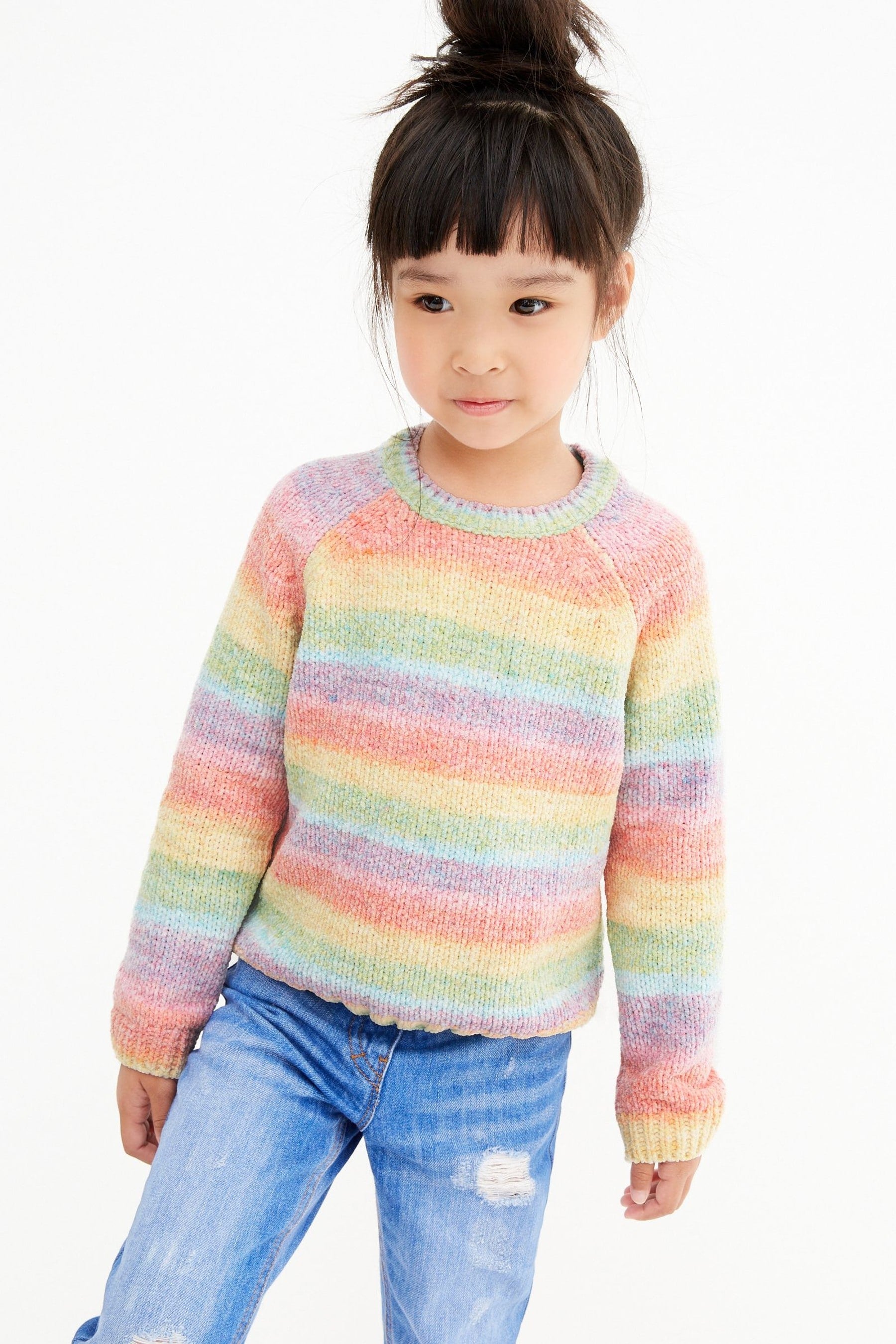 Rainbow Super Soft Chenille Jumper (3-16yrs)