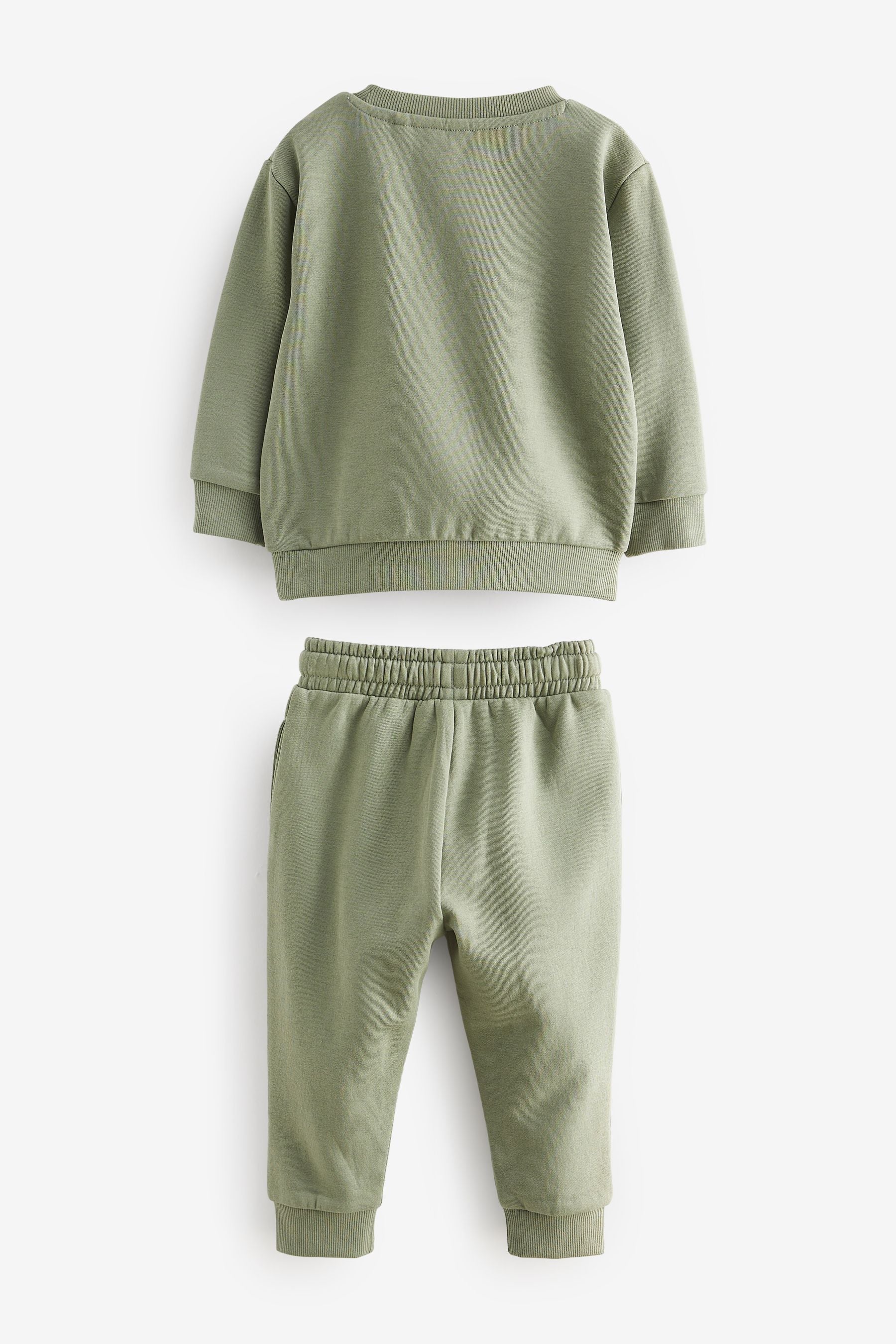 Green Sage Jersey Sweatshirt And Joggers Set (3mths-7yrs)