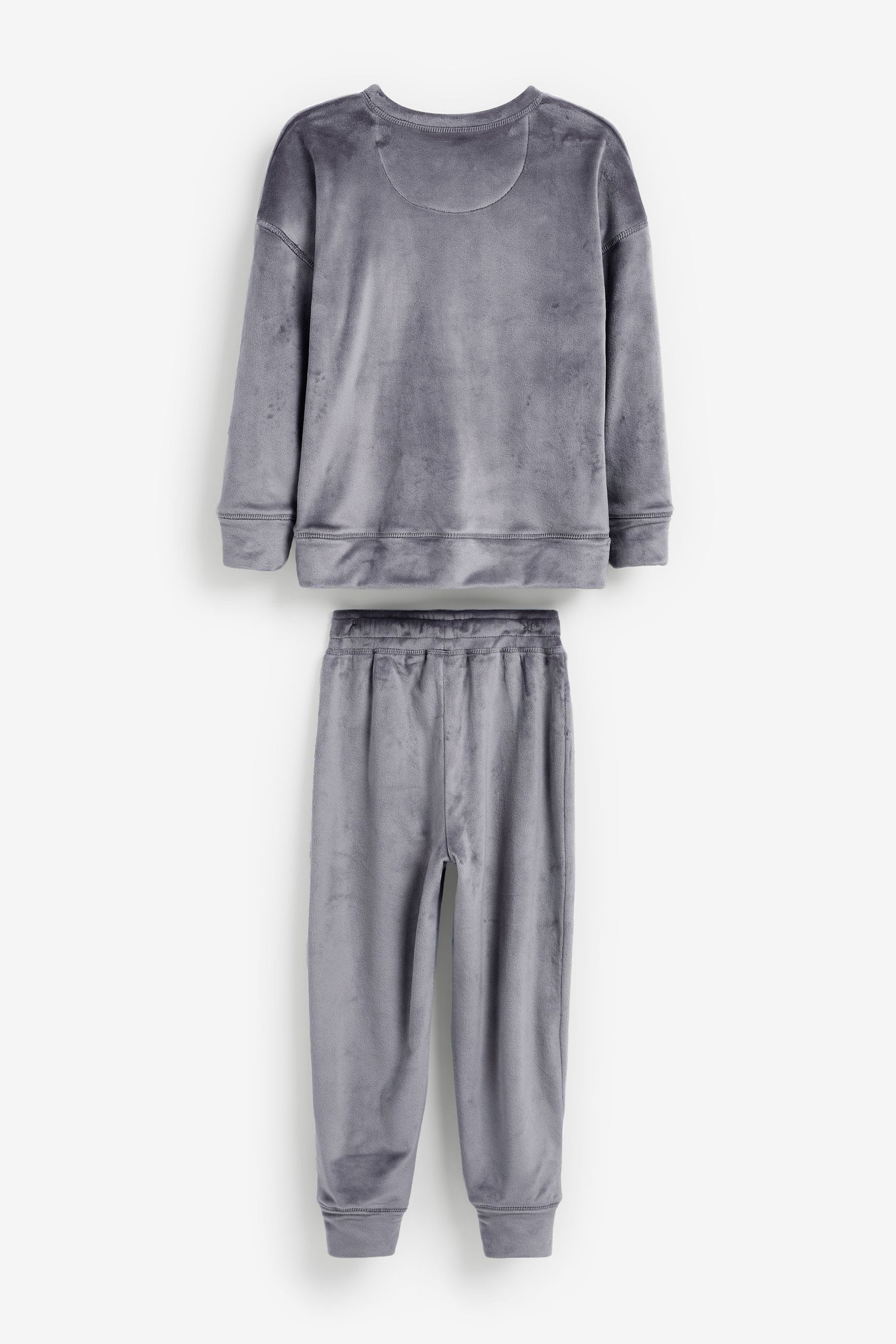 Grey Velour Lounge Set (3-16yrs)