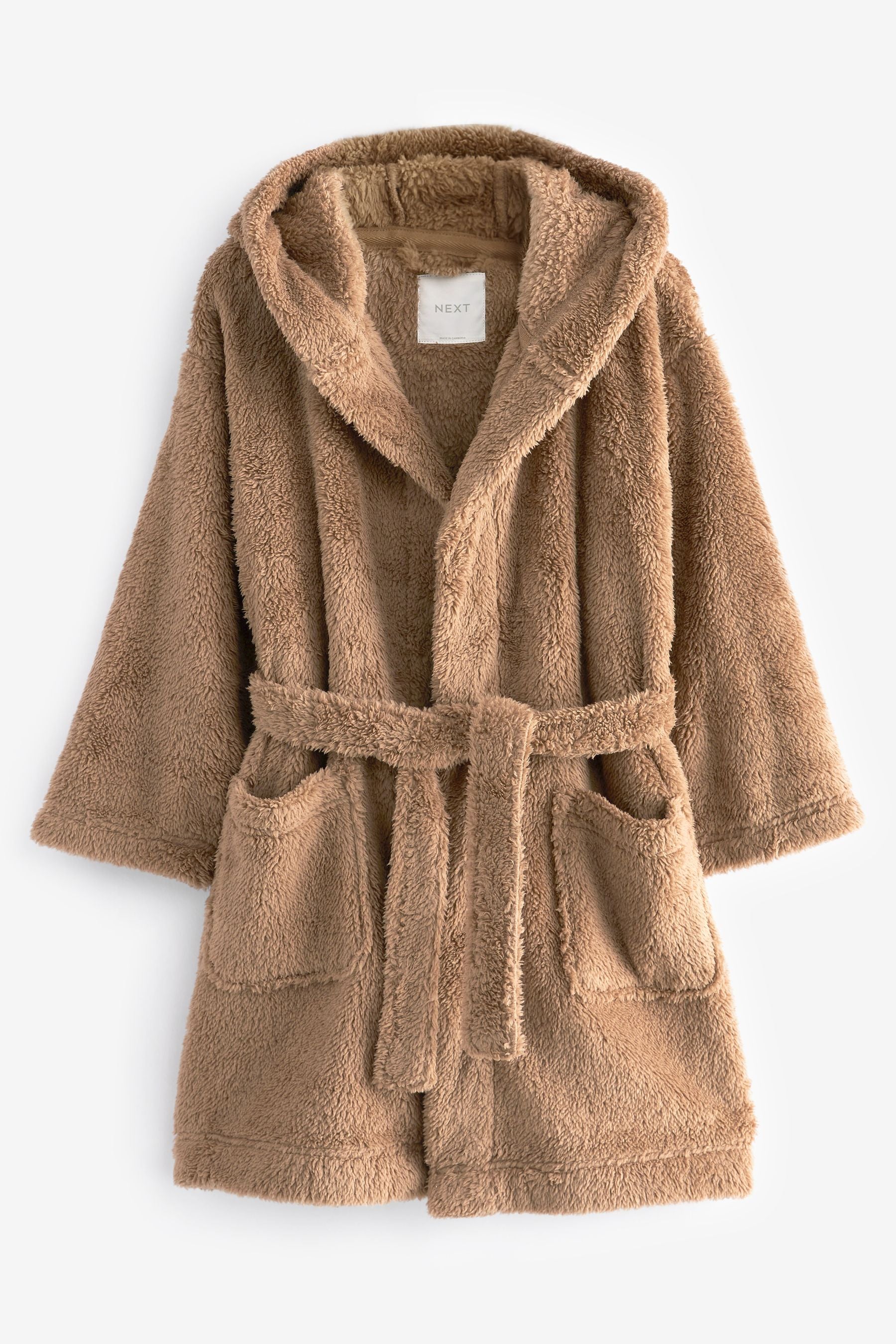 Brown Fleece Dressing Gown (2-16yrs)