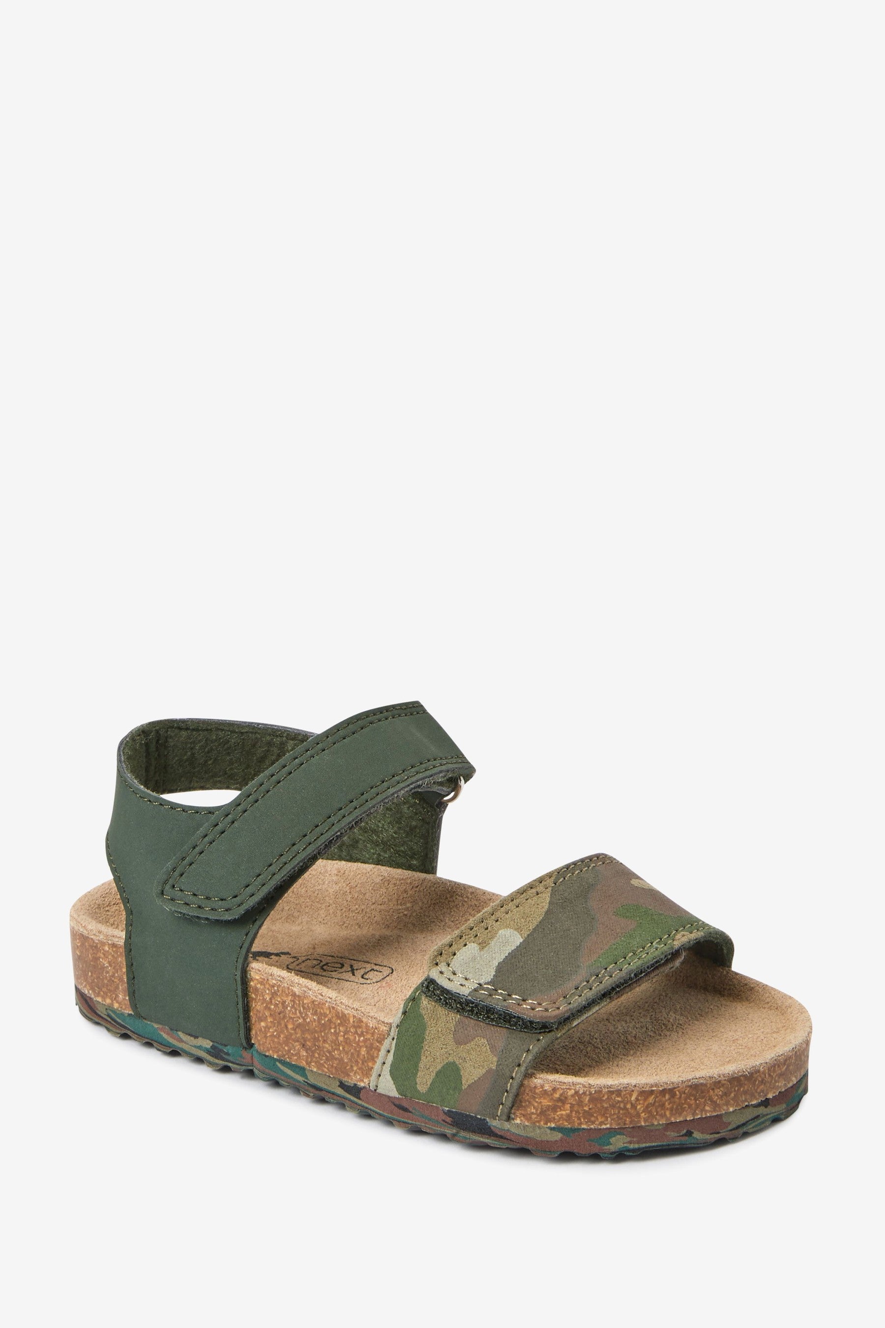 Khaki Camo Corkbed Comfort Sandals