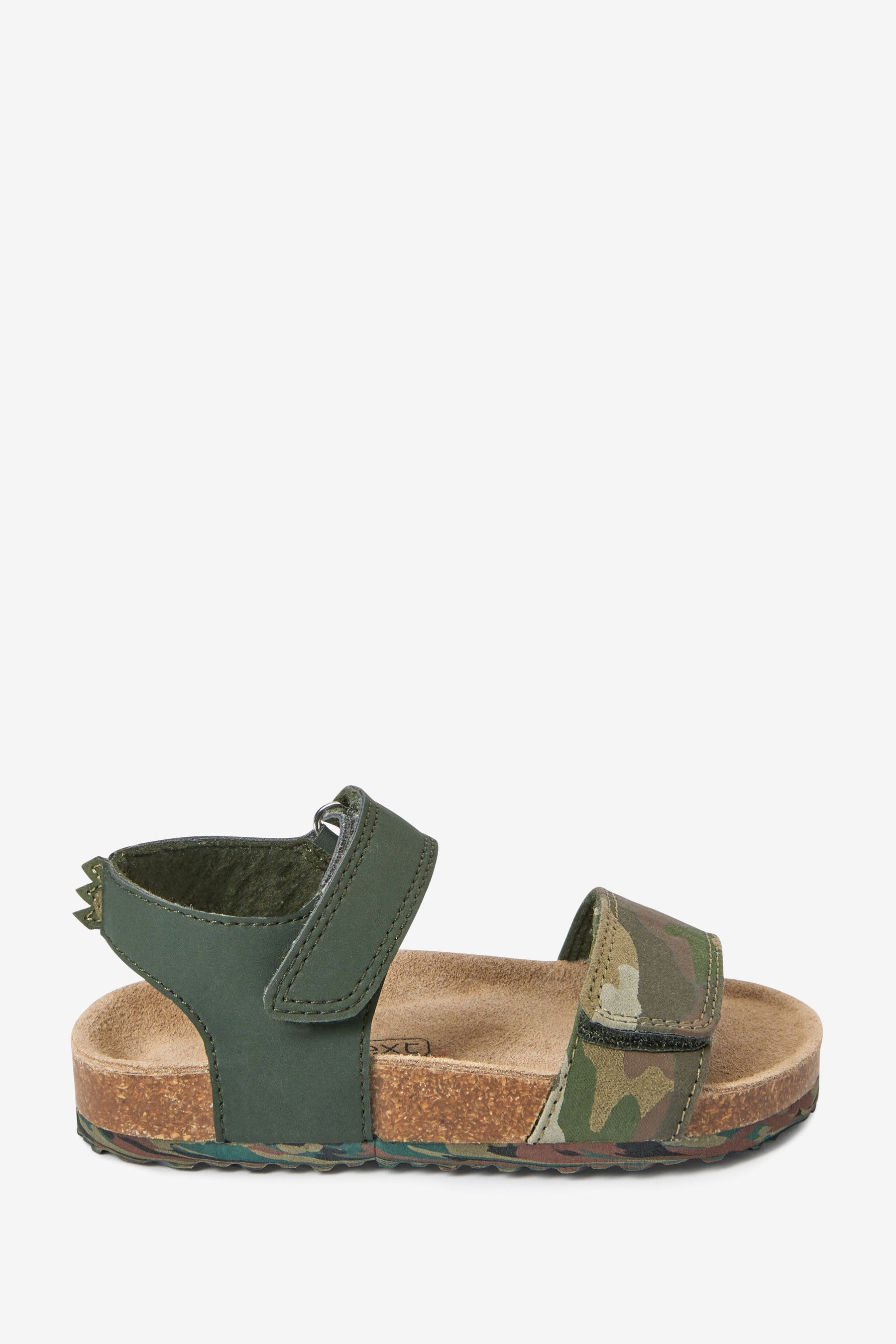Khaki Camo Corkbed Comfort Sandals