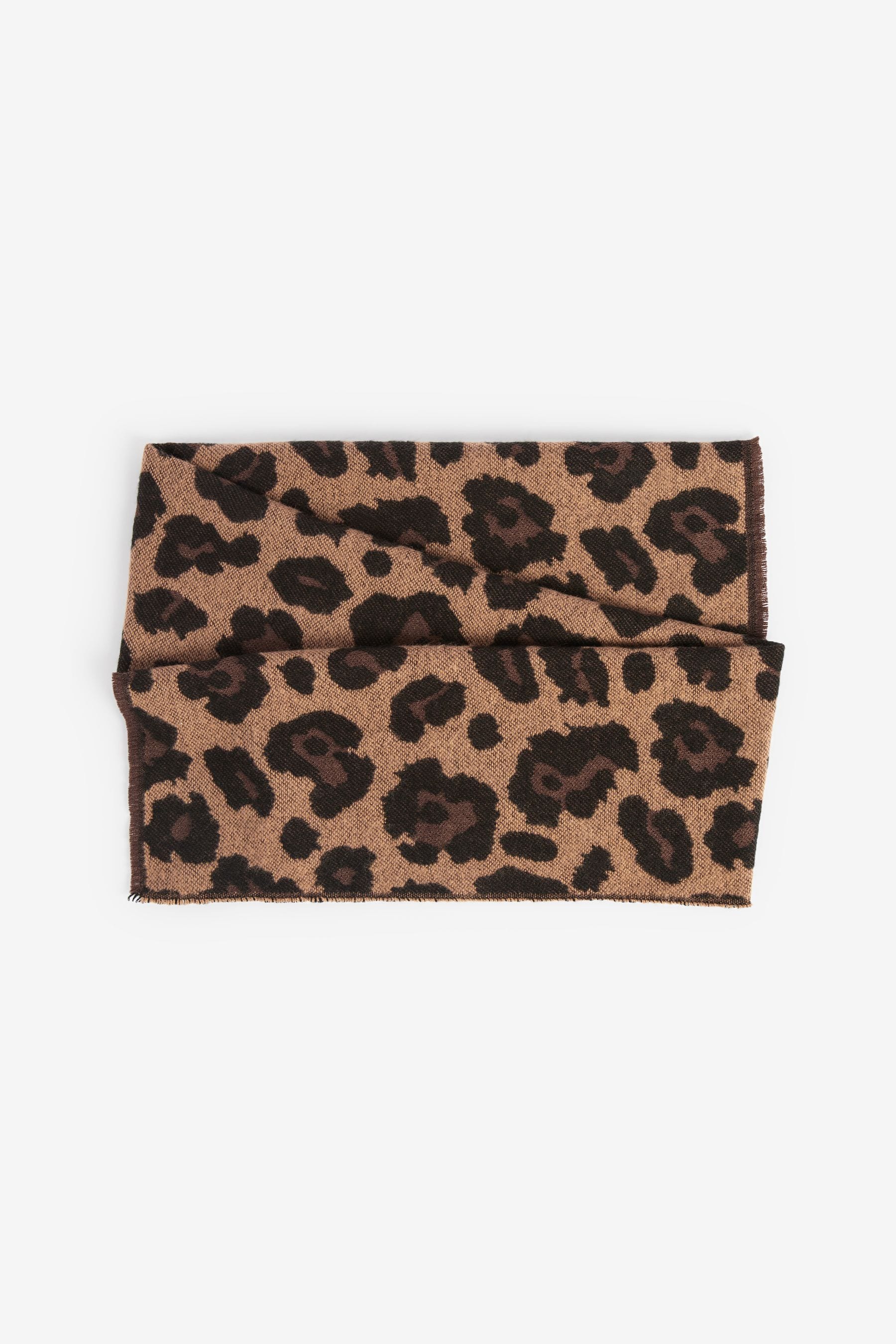 Animal Print Brushed Scarf (3-16yrs)