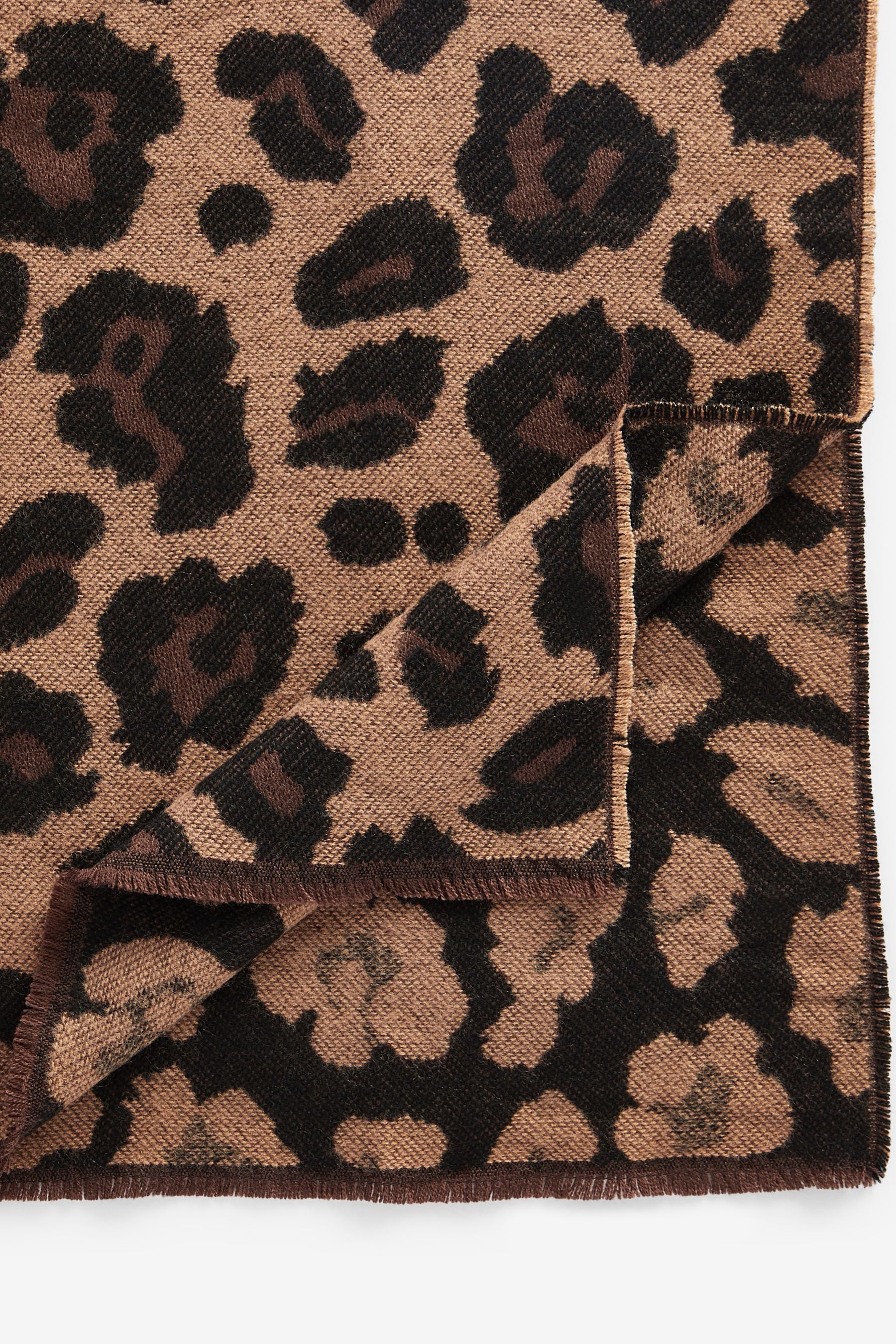 Animal Print Brushed Scarf (3-16yrs)