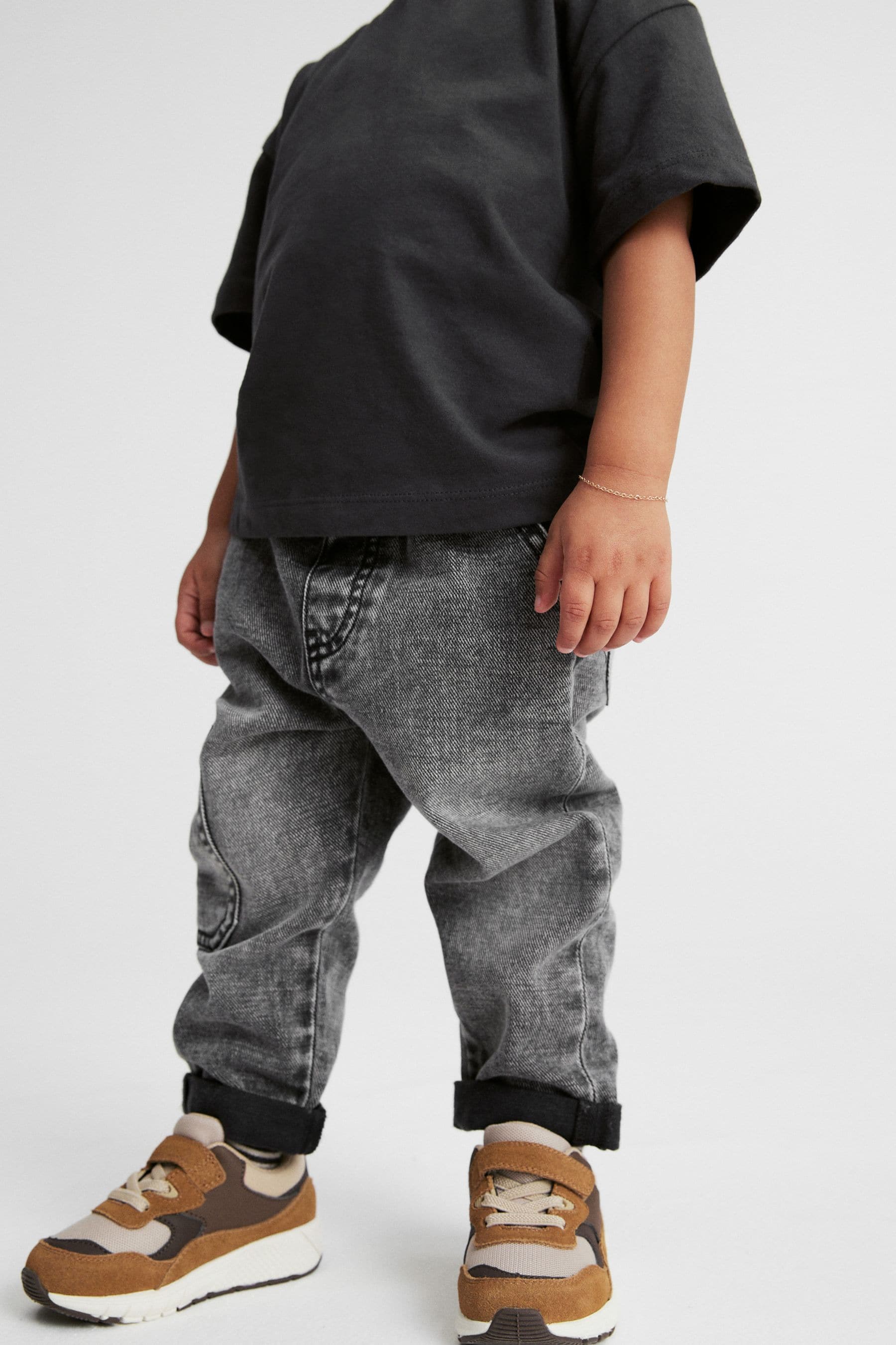 Grey Denim Utility Jeans (3mths-7yrs)