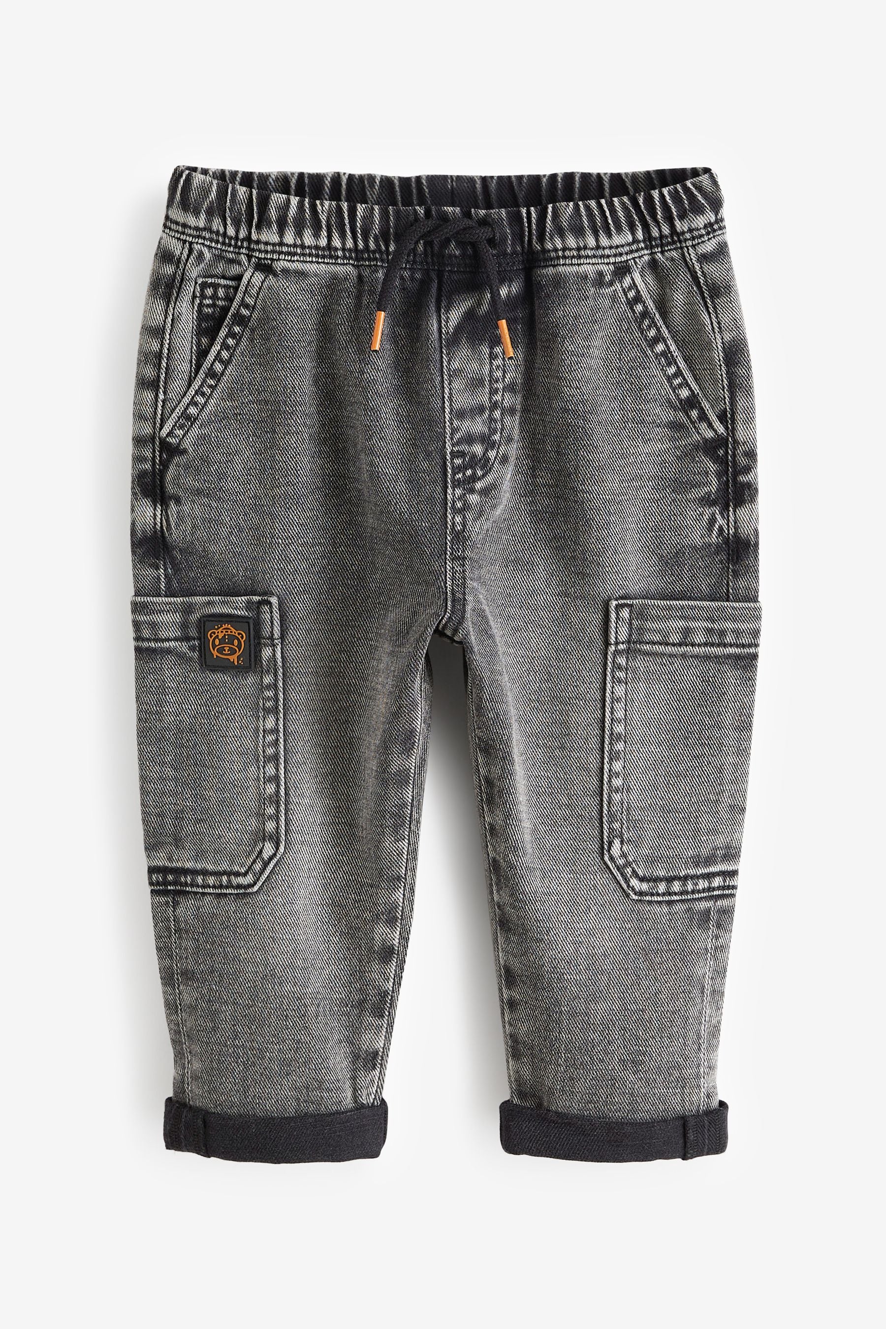 Grey Denim Utility Jeans (3mths-7yrs)