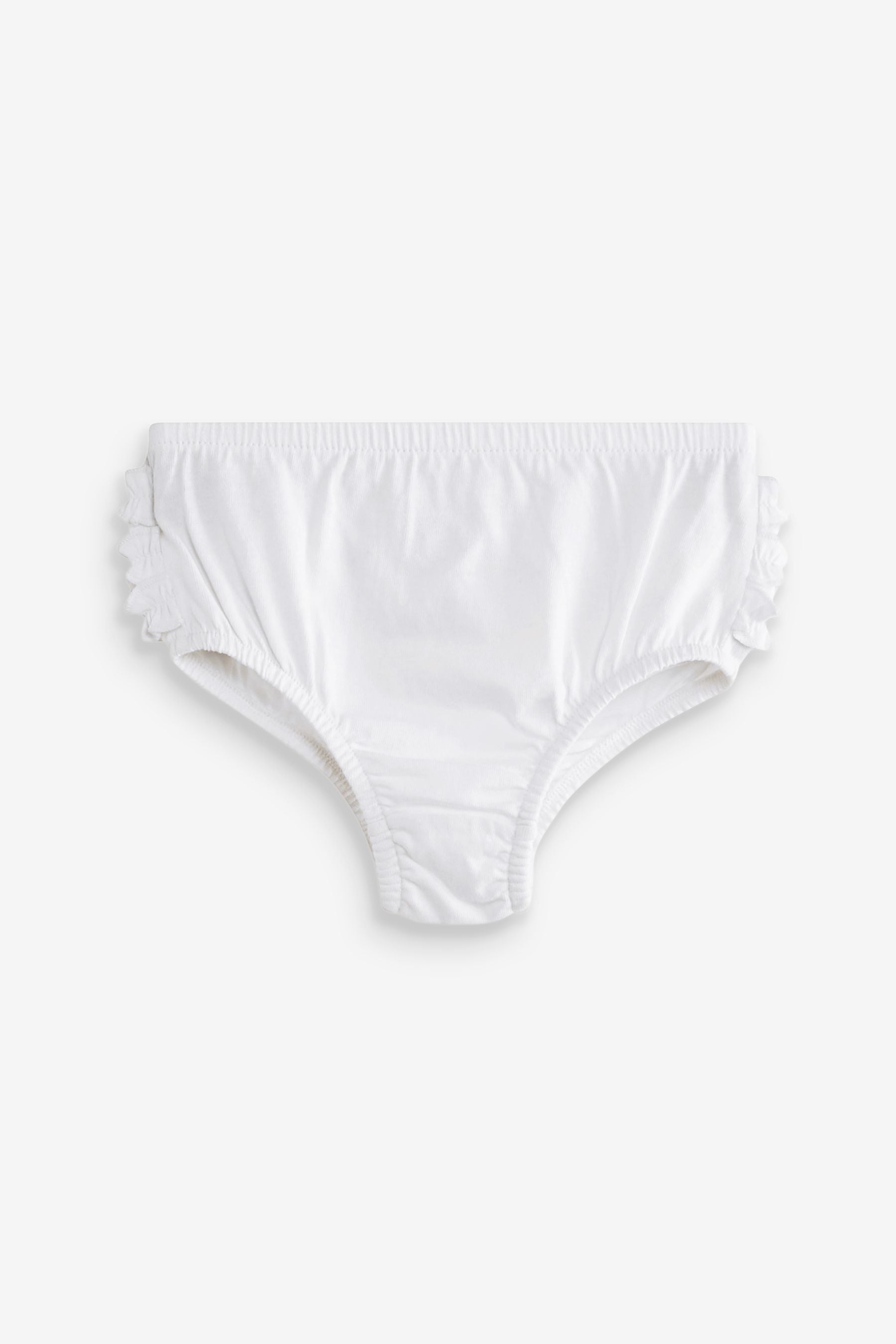 Pink/White Frill Knickers 2 Pack (0mths-2yrs)